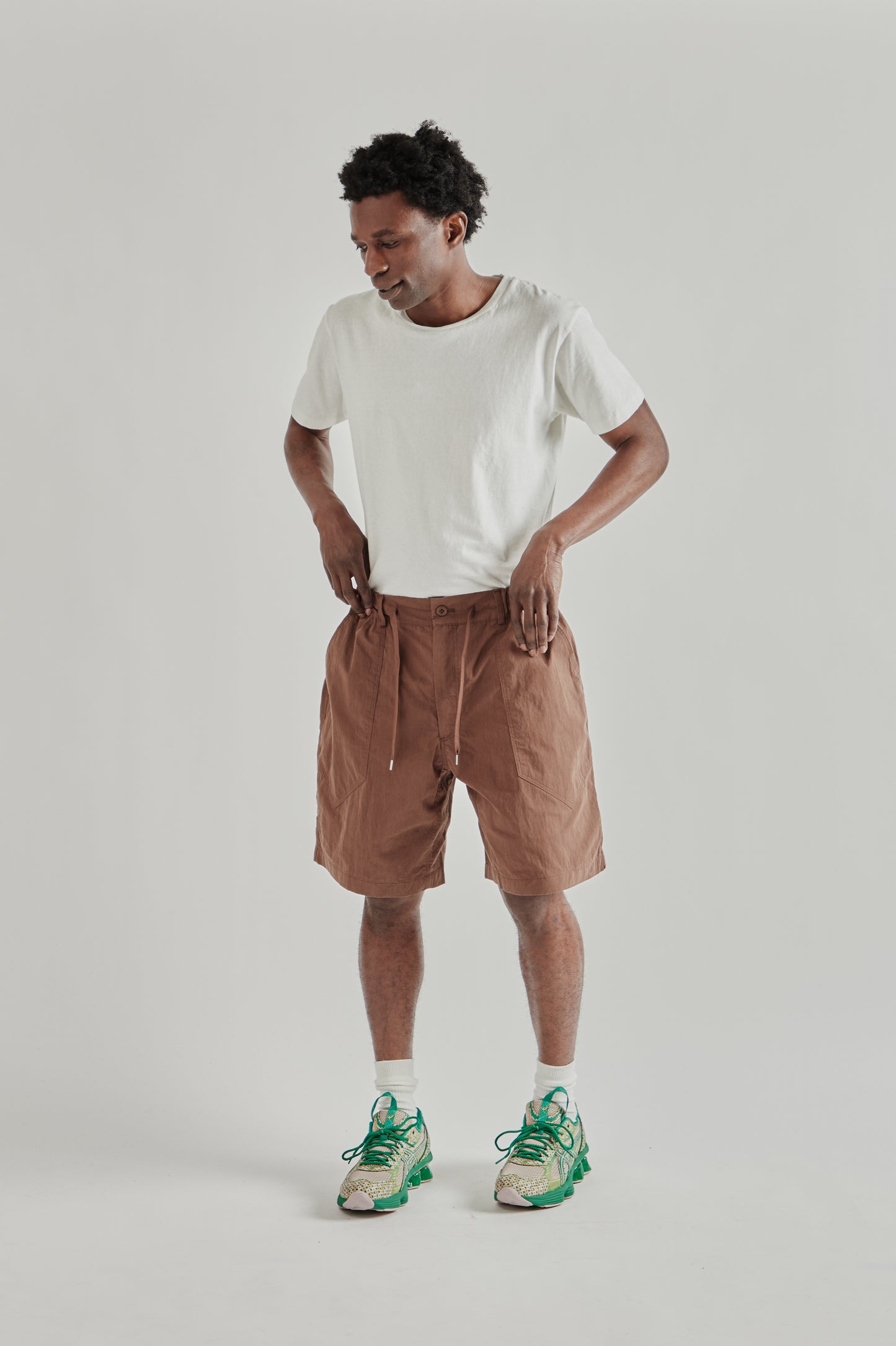 Frizmworks SS26 CN Nib Fatigue Shorts Brown5237