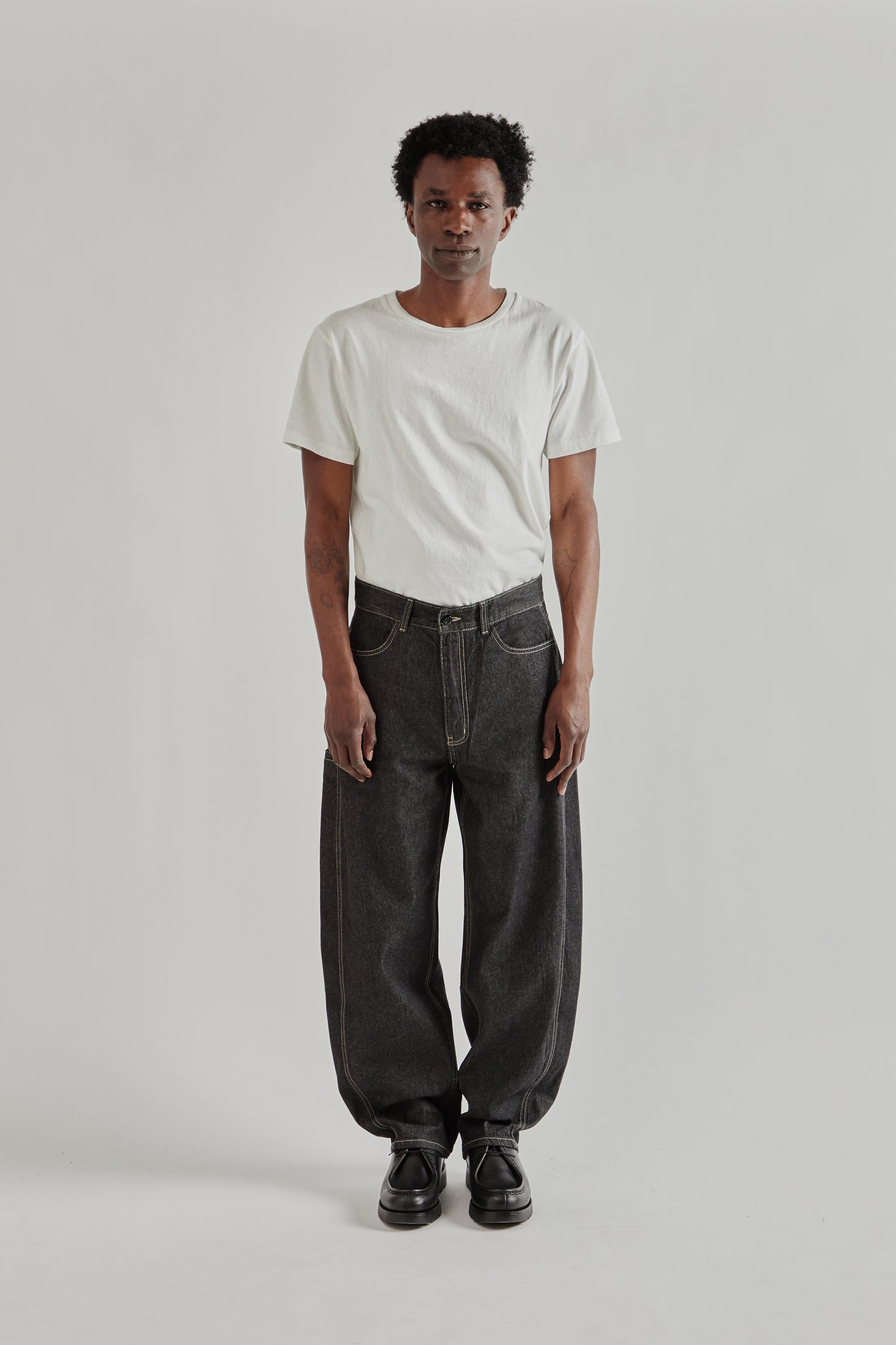 Frizmworks SS26 Curved Denim Pants Black 1