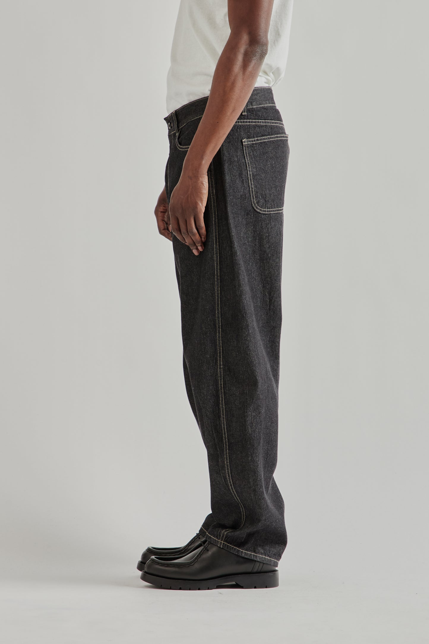 Frizmworks SS26 Curved Denim Pants Black 3