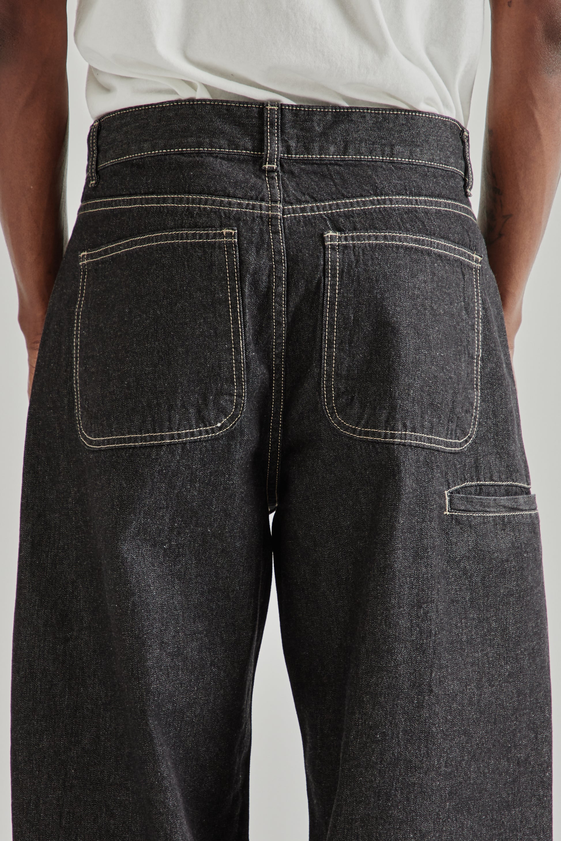 Frizmworks SS26 Curved Denim Pants Black 5
