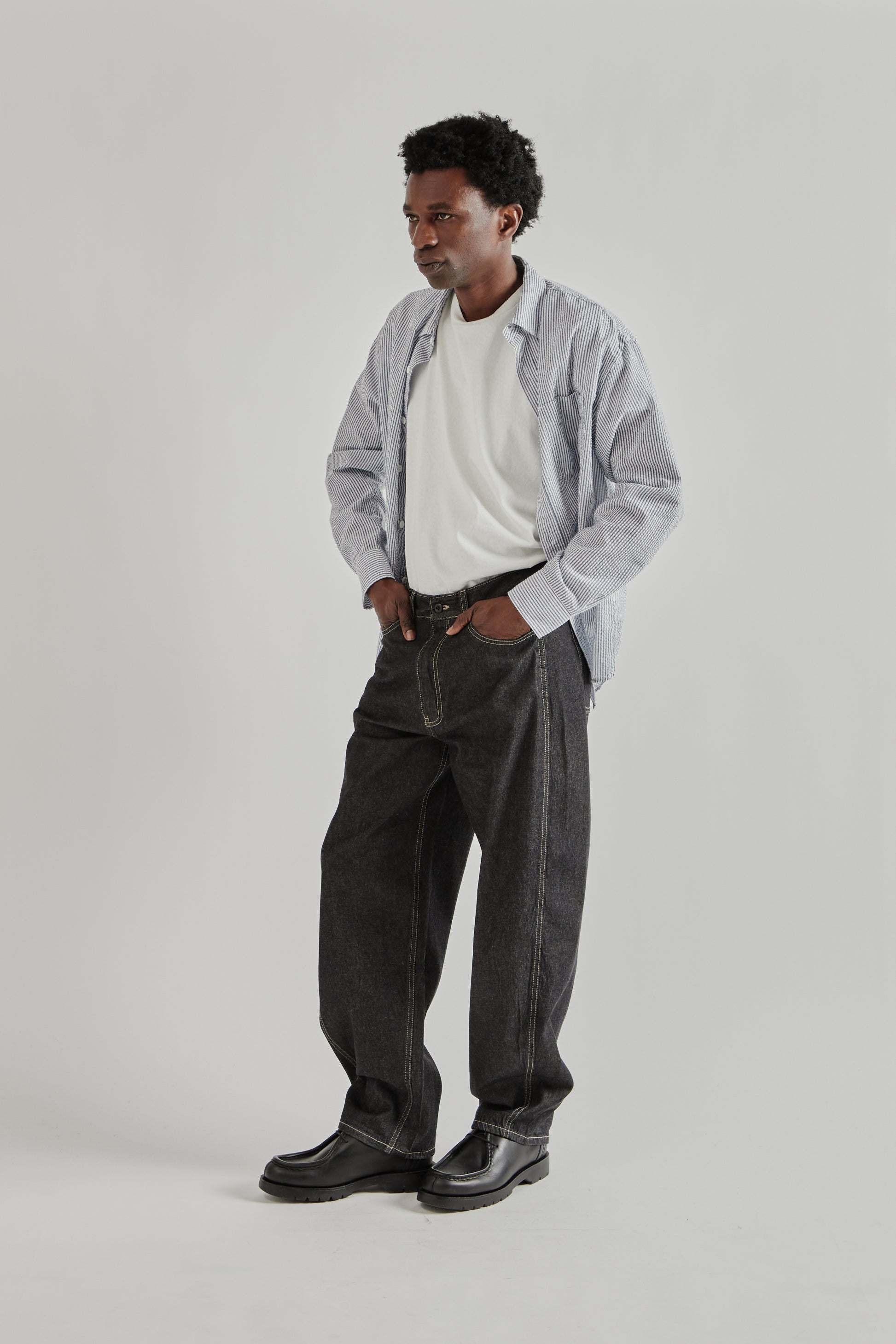 Frizmworks SS26 Curved Denim Pants Black 9