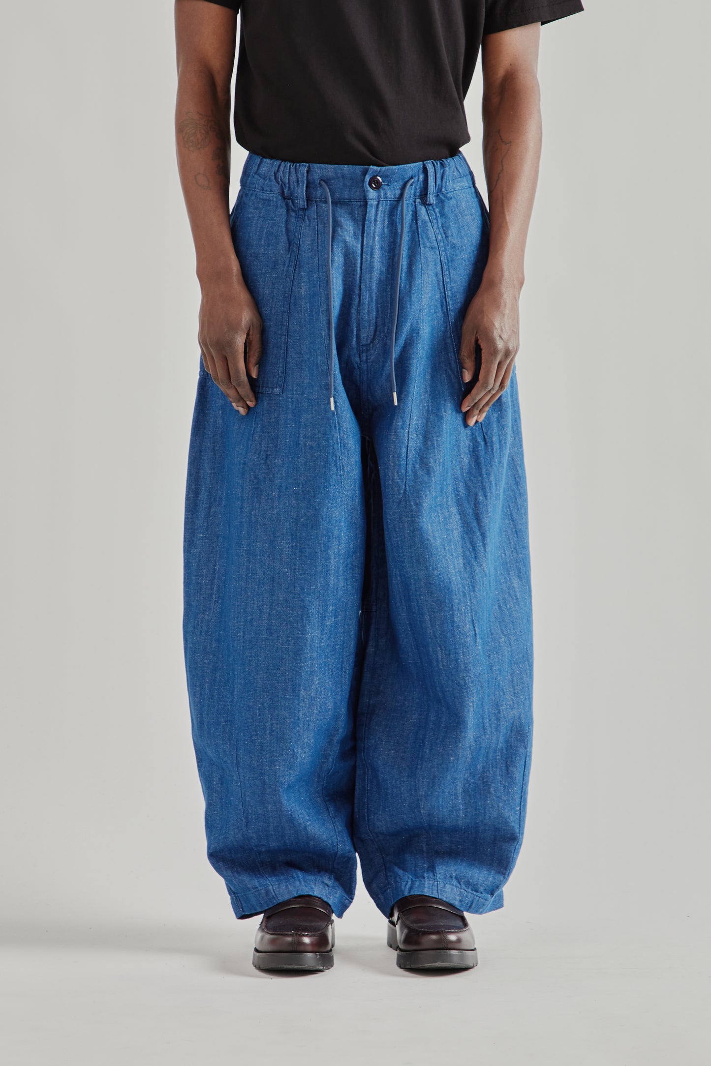 Frizmworks SS26 Denim Balloon Pants Blue 2