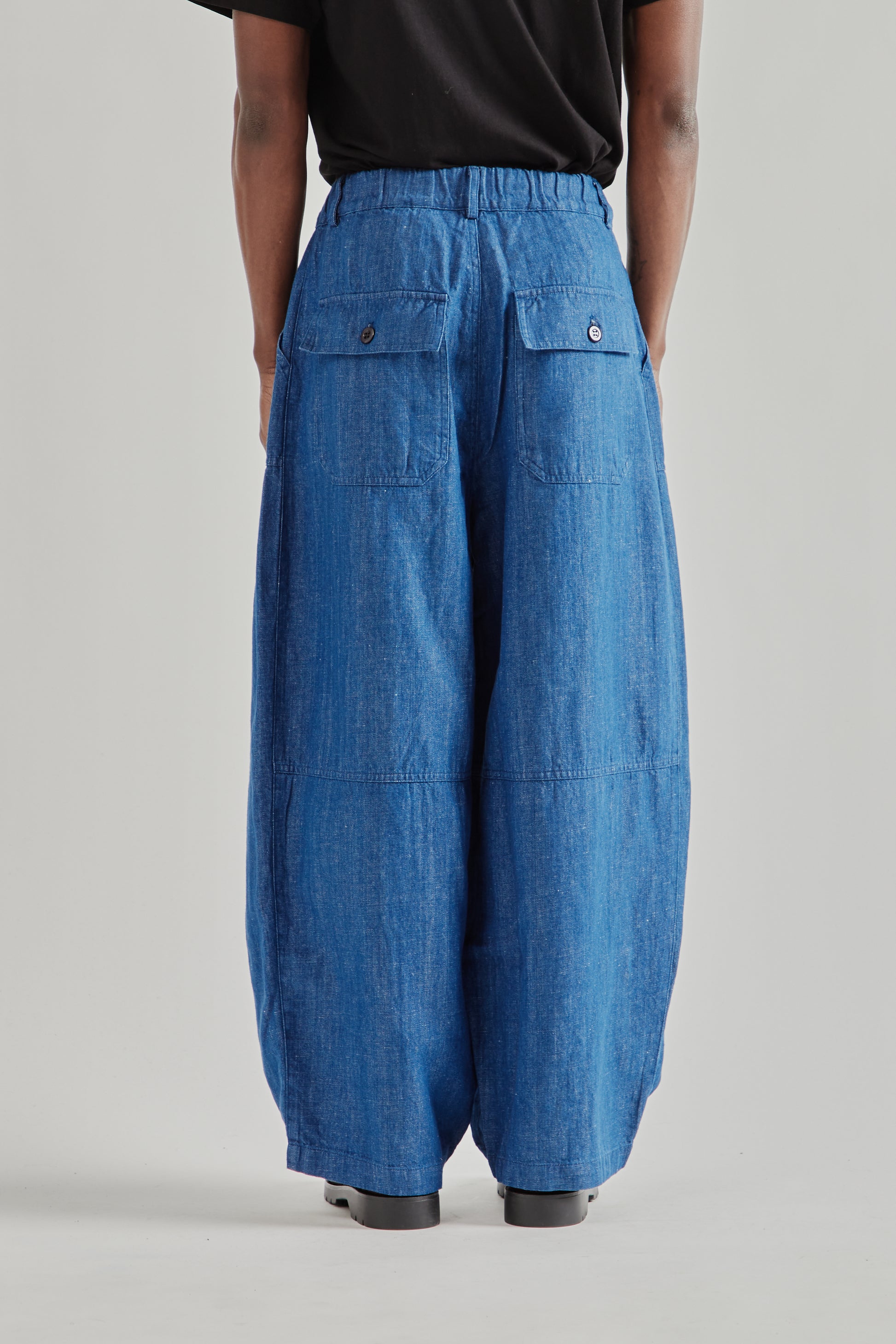 Frizmworks SS26 Denim Balloon Pants Blue 4
