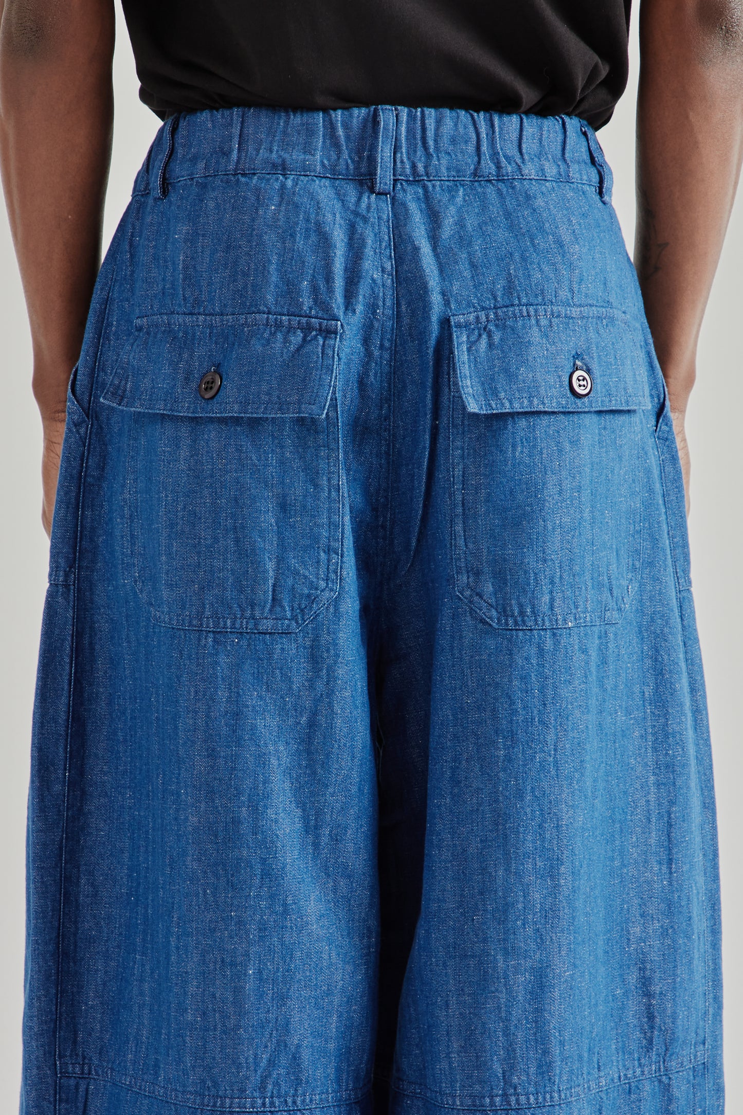 Frizmworks SS26 Denim Balloon Pants Blue 5