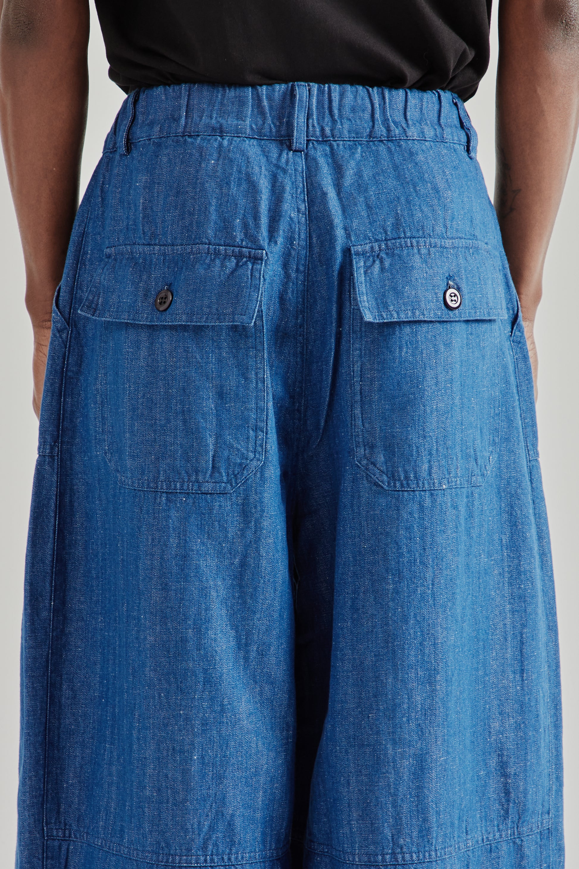 Frizmworks SS26 Denim Balloon Pants Blue 5