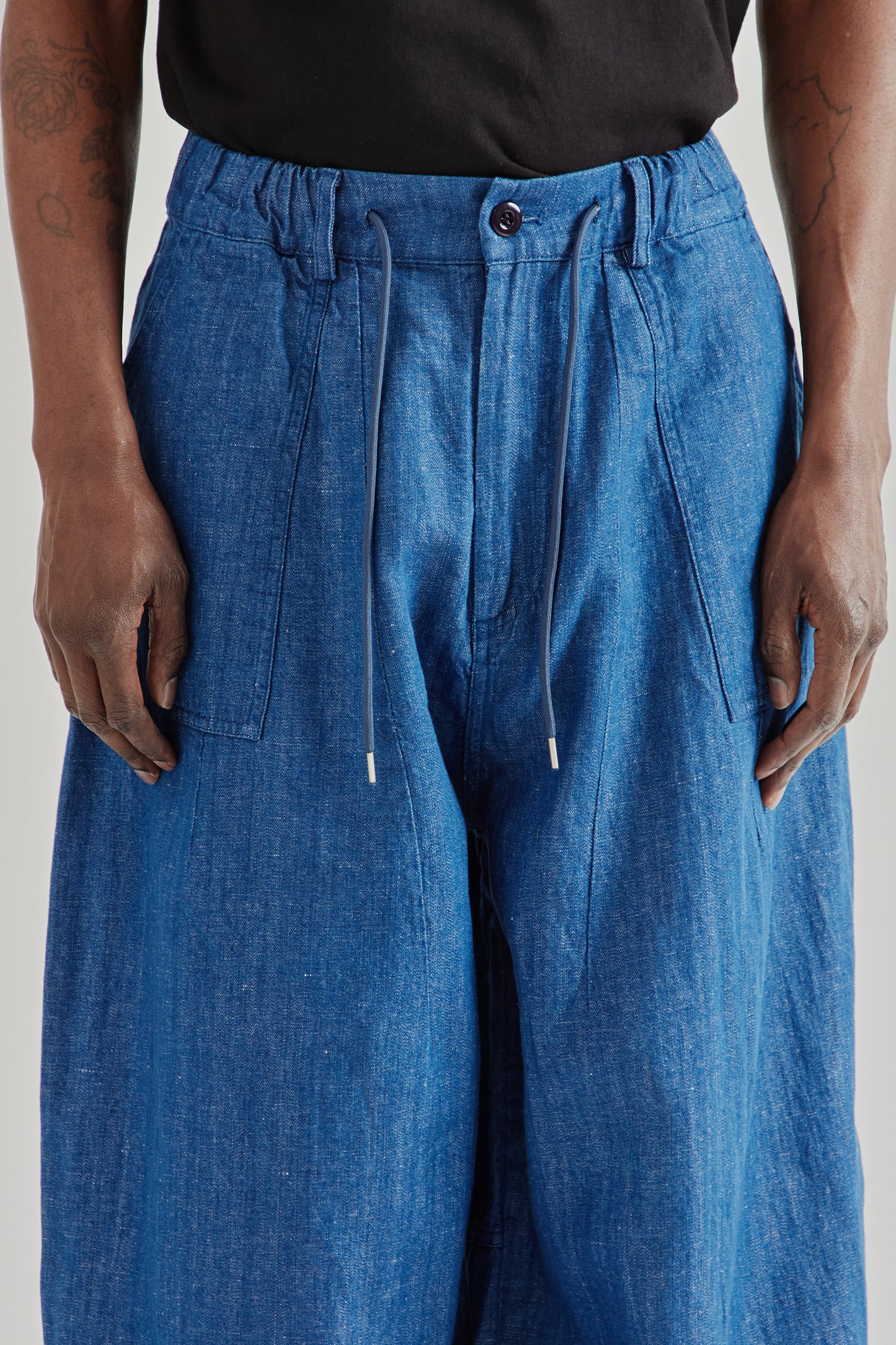Frizmworks SS26 Denim Balloon Pants Blue 6