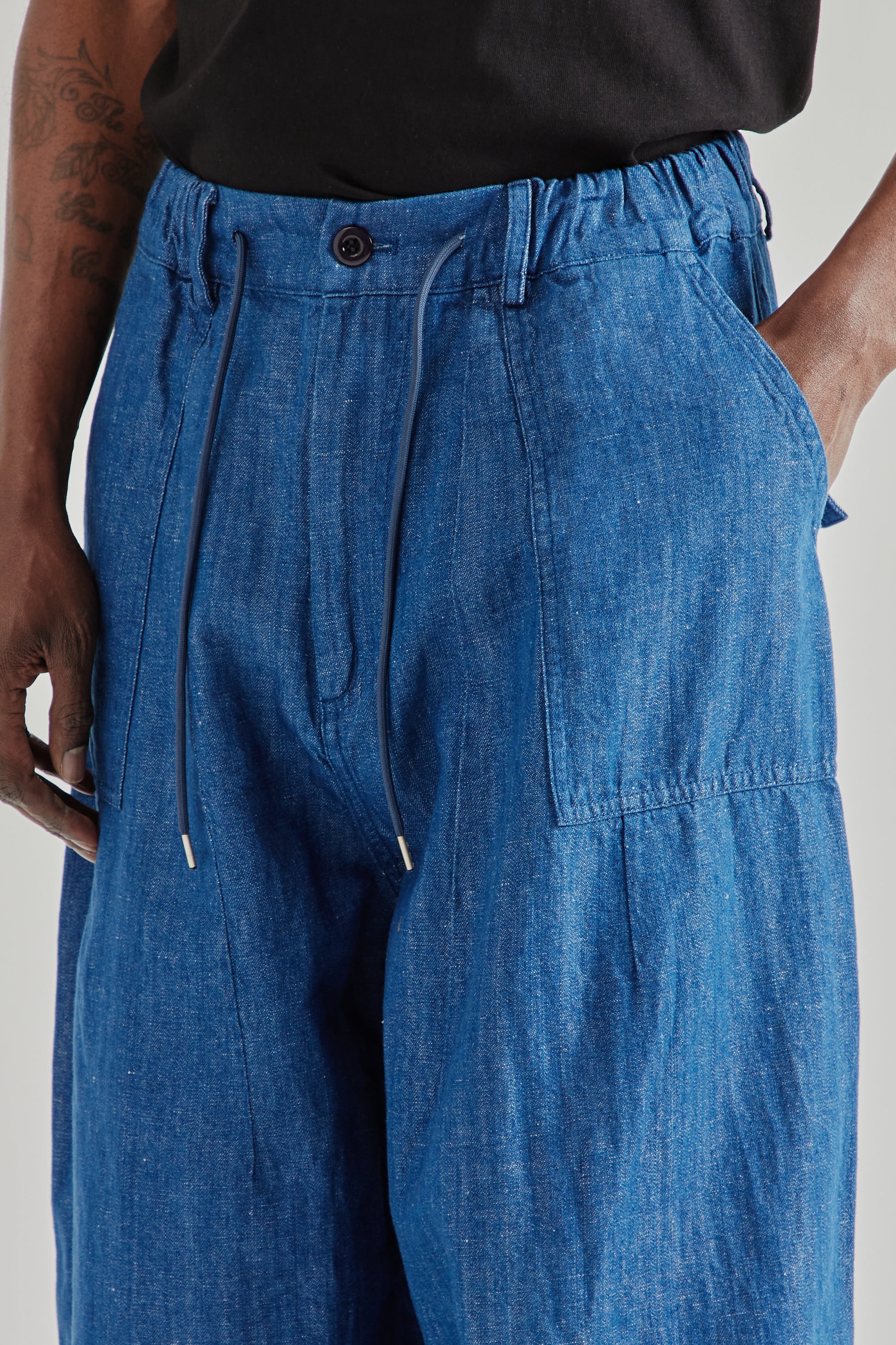 Frizmworks SS26 Denim Balloon Pants Blue 7