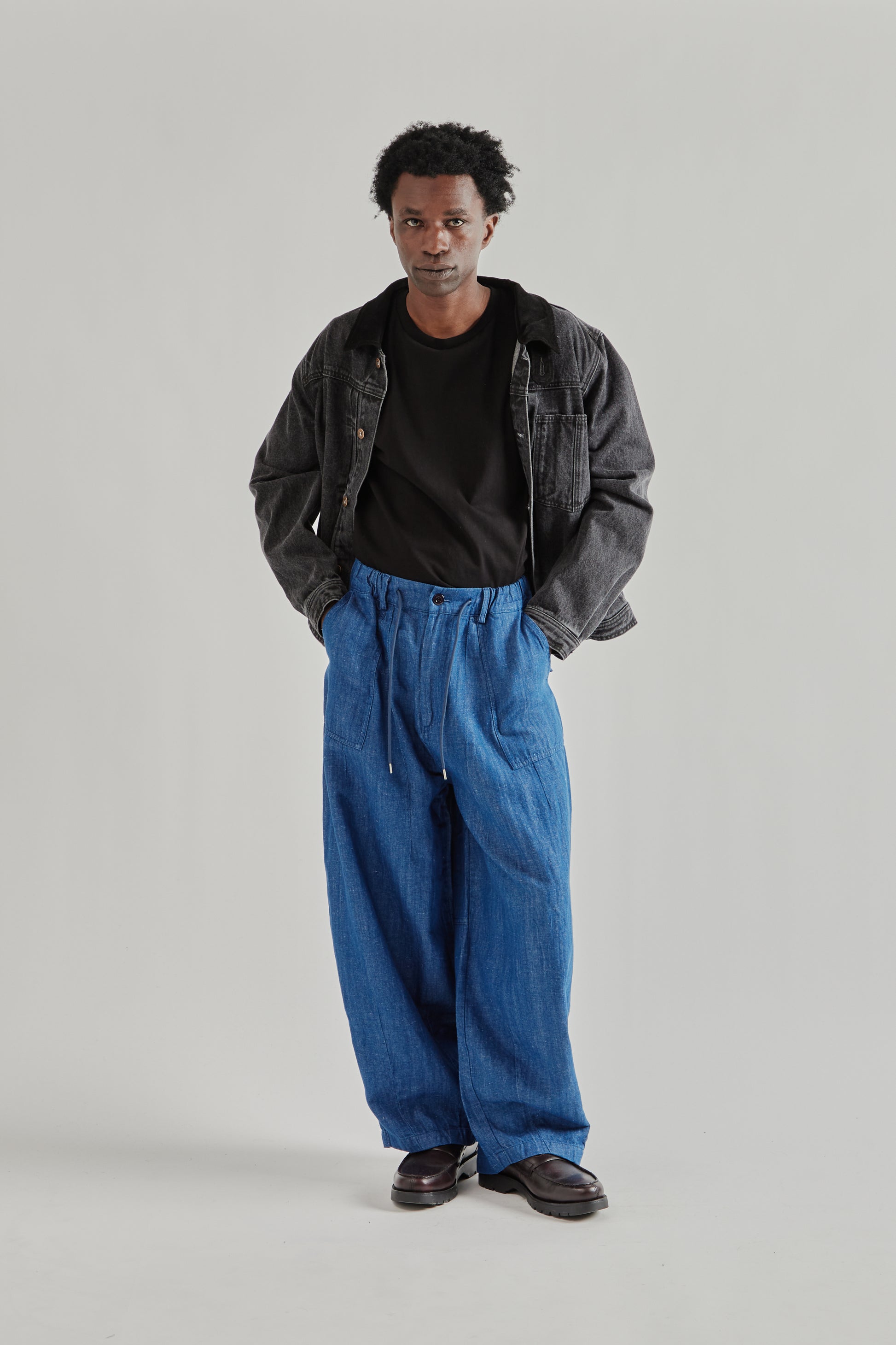 Frizmworks SS26 Denim Balloon Pants Blue 8
