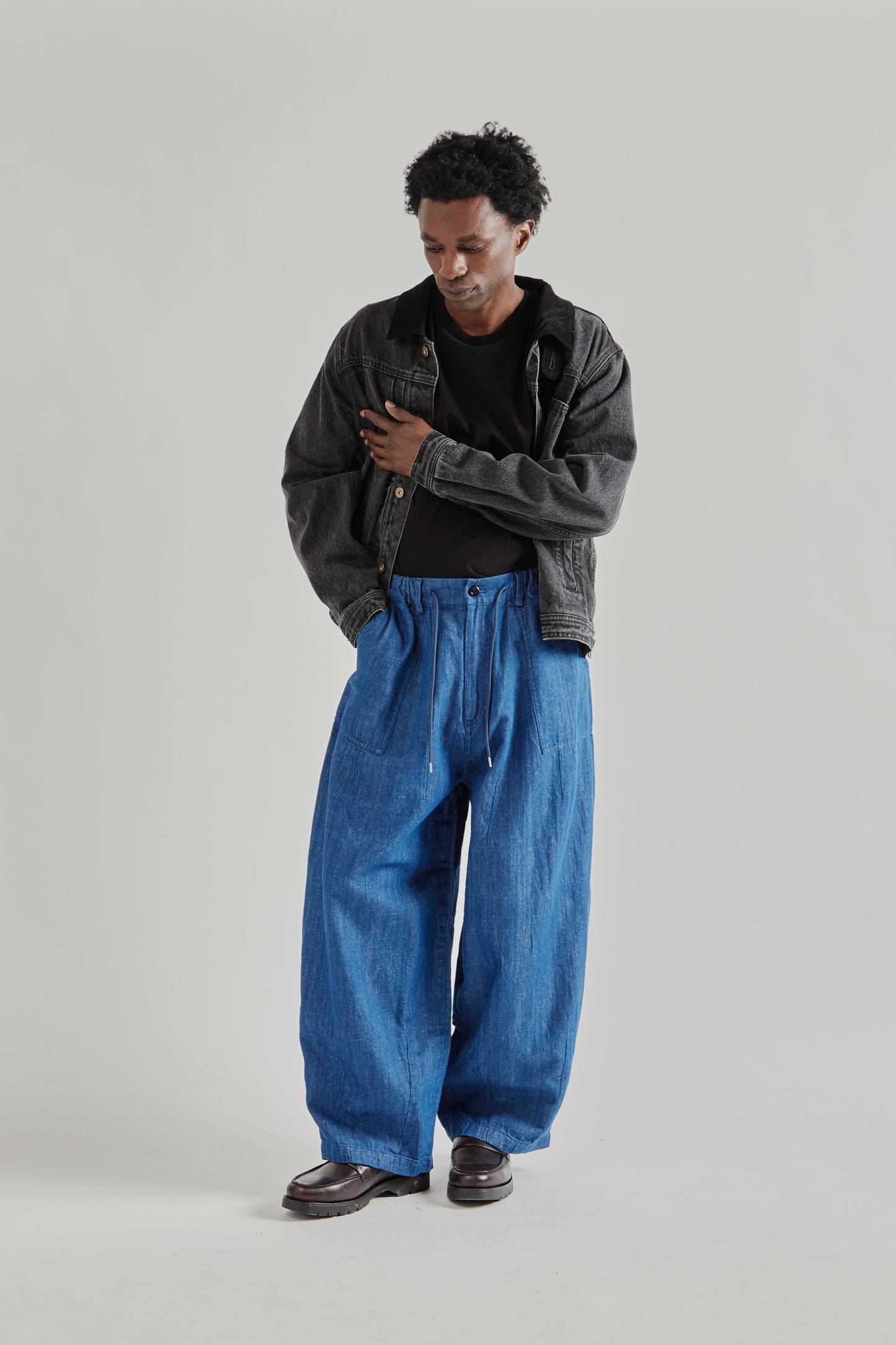 Frizmworks SS26 Denim Balloon Pants Blue 9