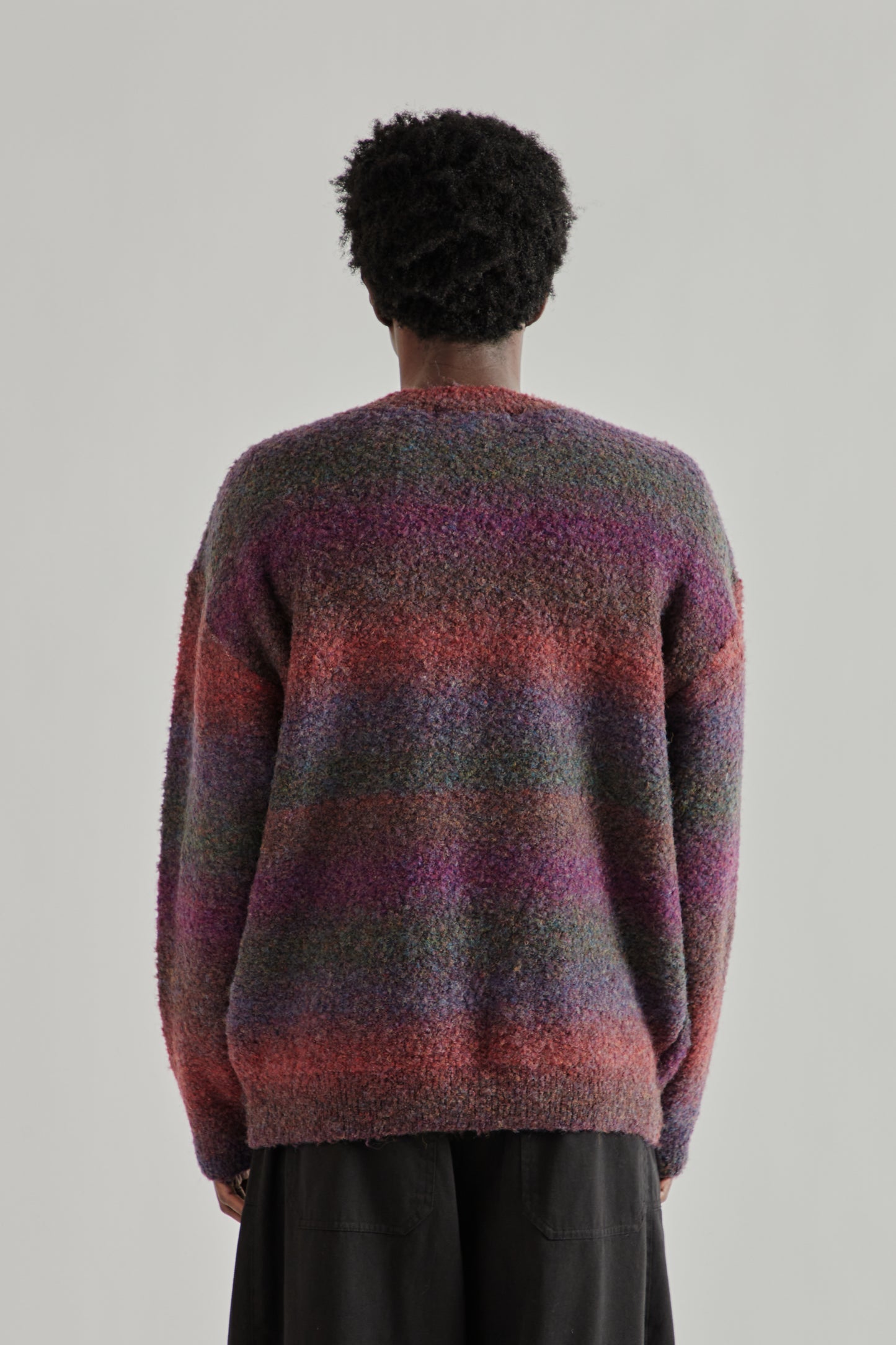 Frizmworks SS26 Gradation Boucle Knit Purple4541