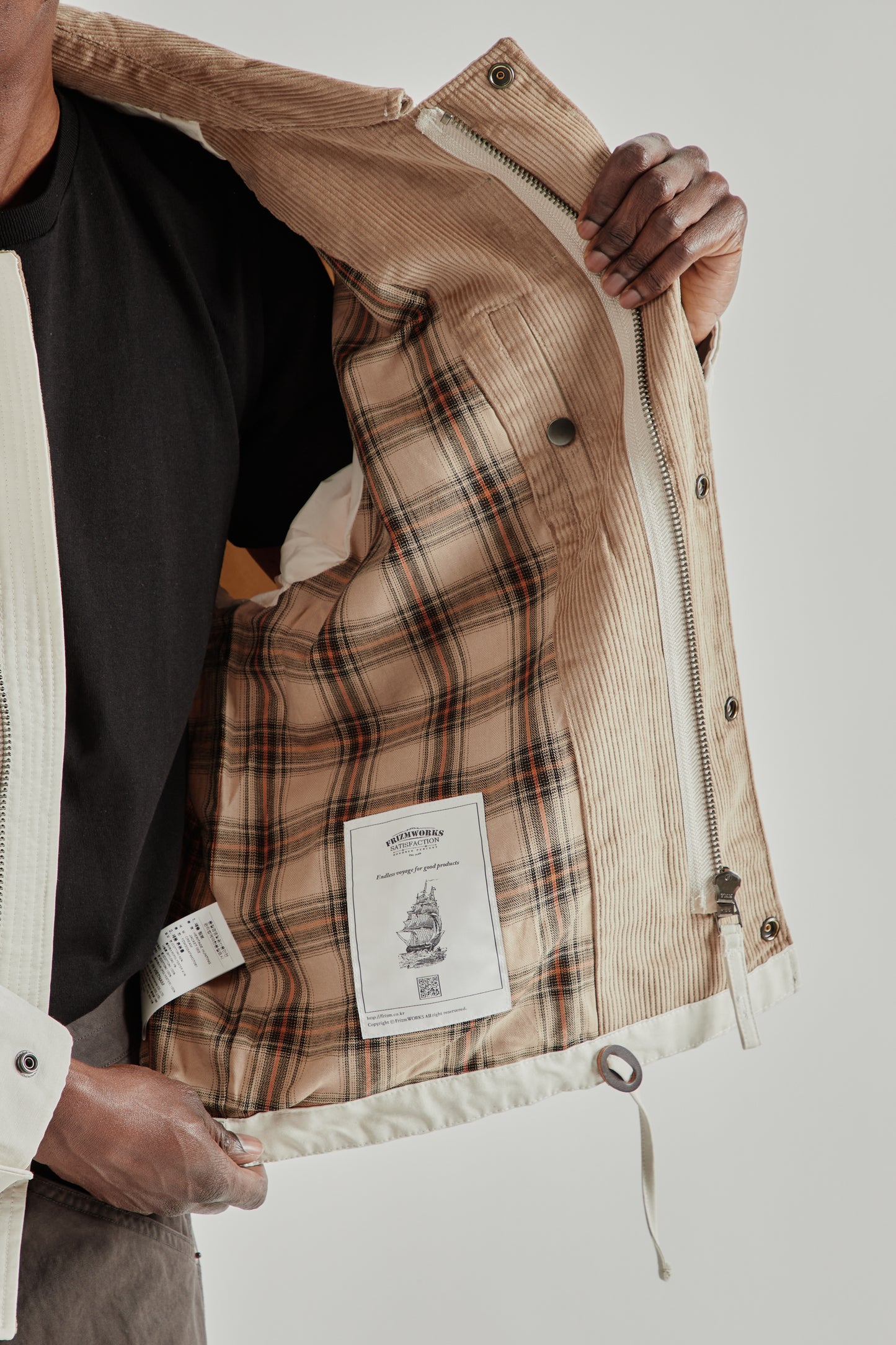 Frizmworks SS26 Heritage Hunting Jacket Cream4745