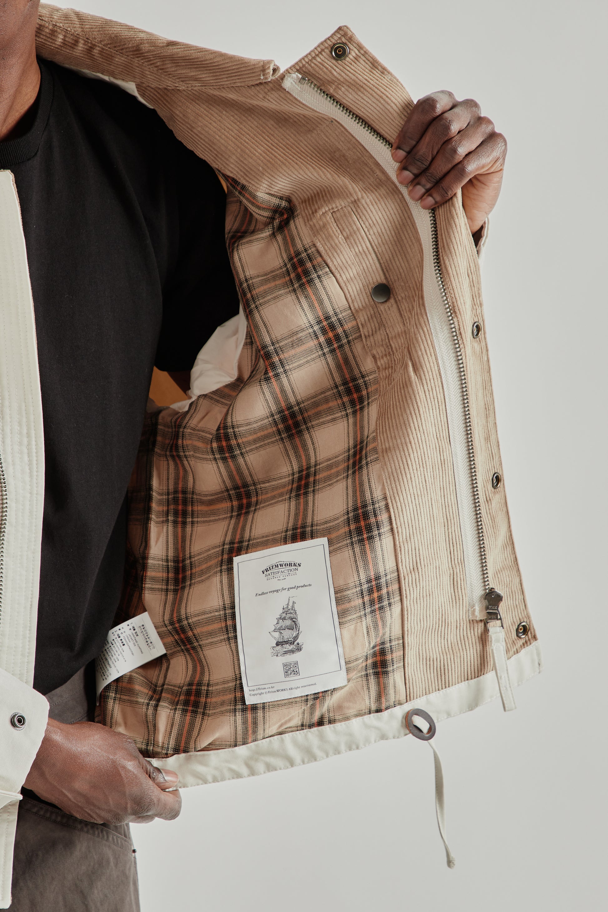 Frizmworks SS26 Heritage Hunting Jacket Cream4745