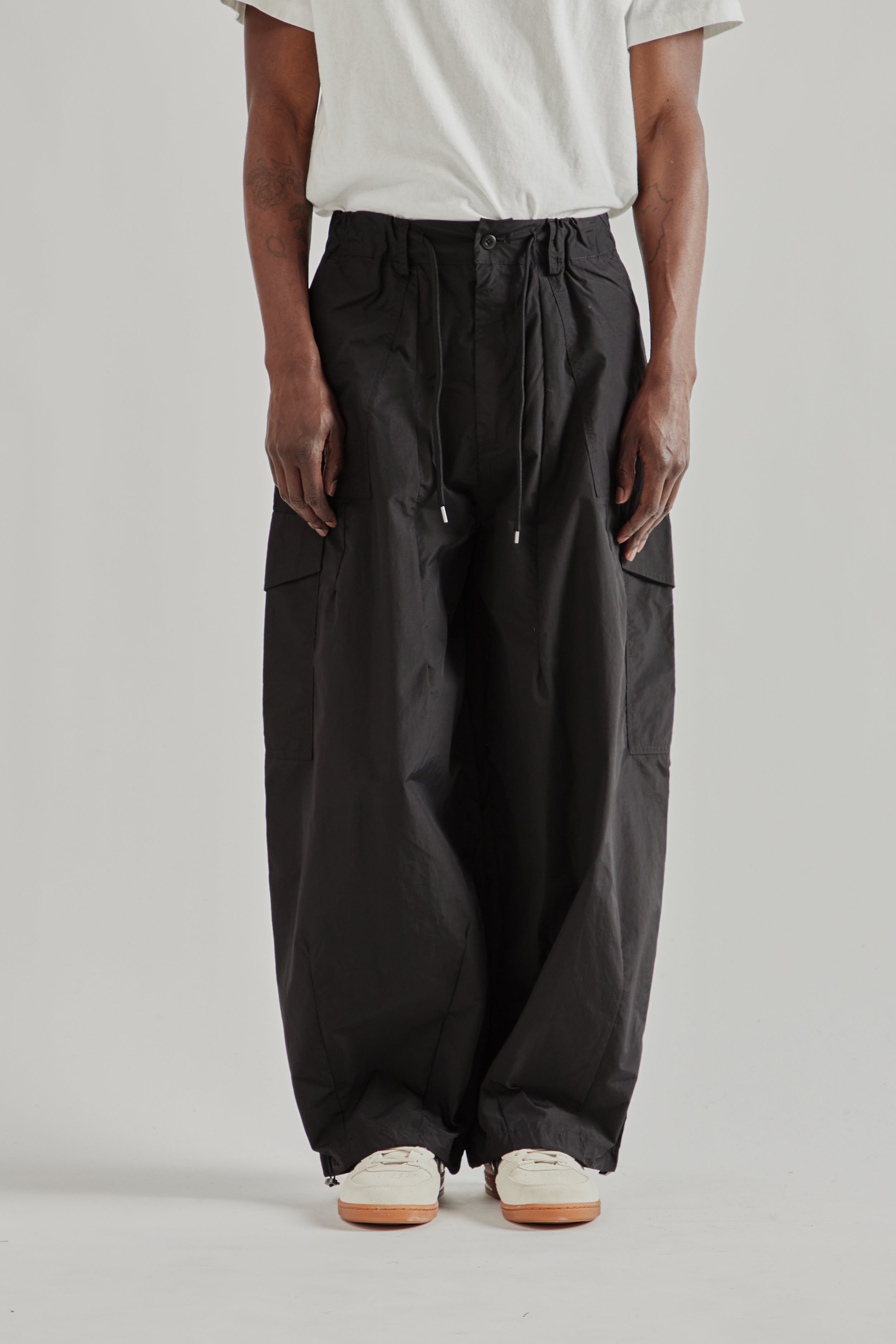 Frizmworks Nylon Cargo Balloon Pants - Black | Wallace Mercantile Shop