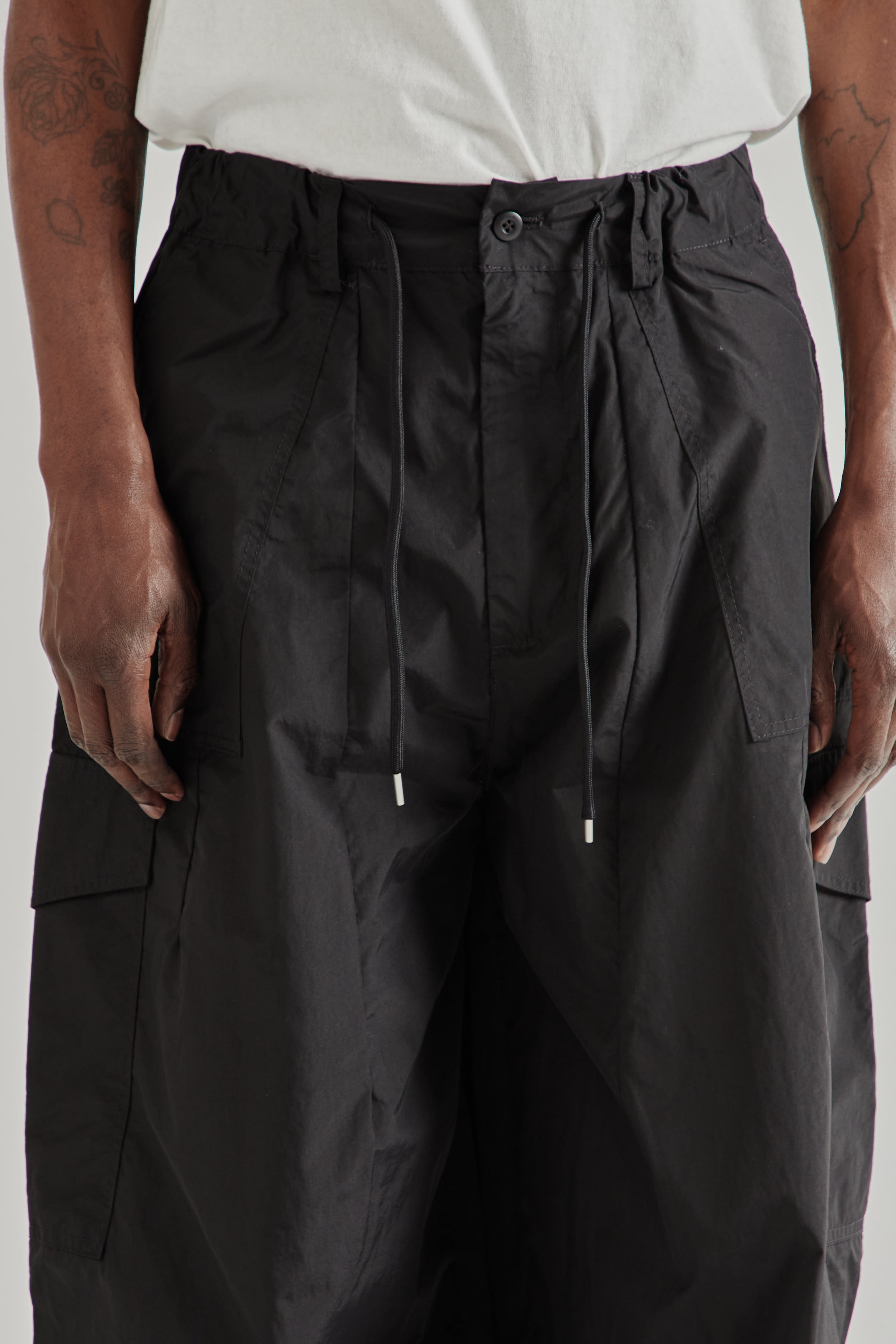 Frizmworks Nylon Cargo Balloon Pants - Black | Wallace Mercantile Shop