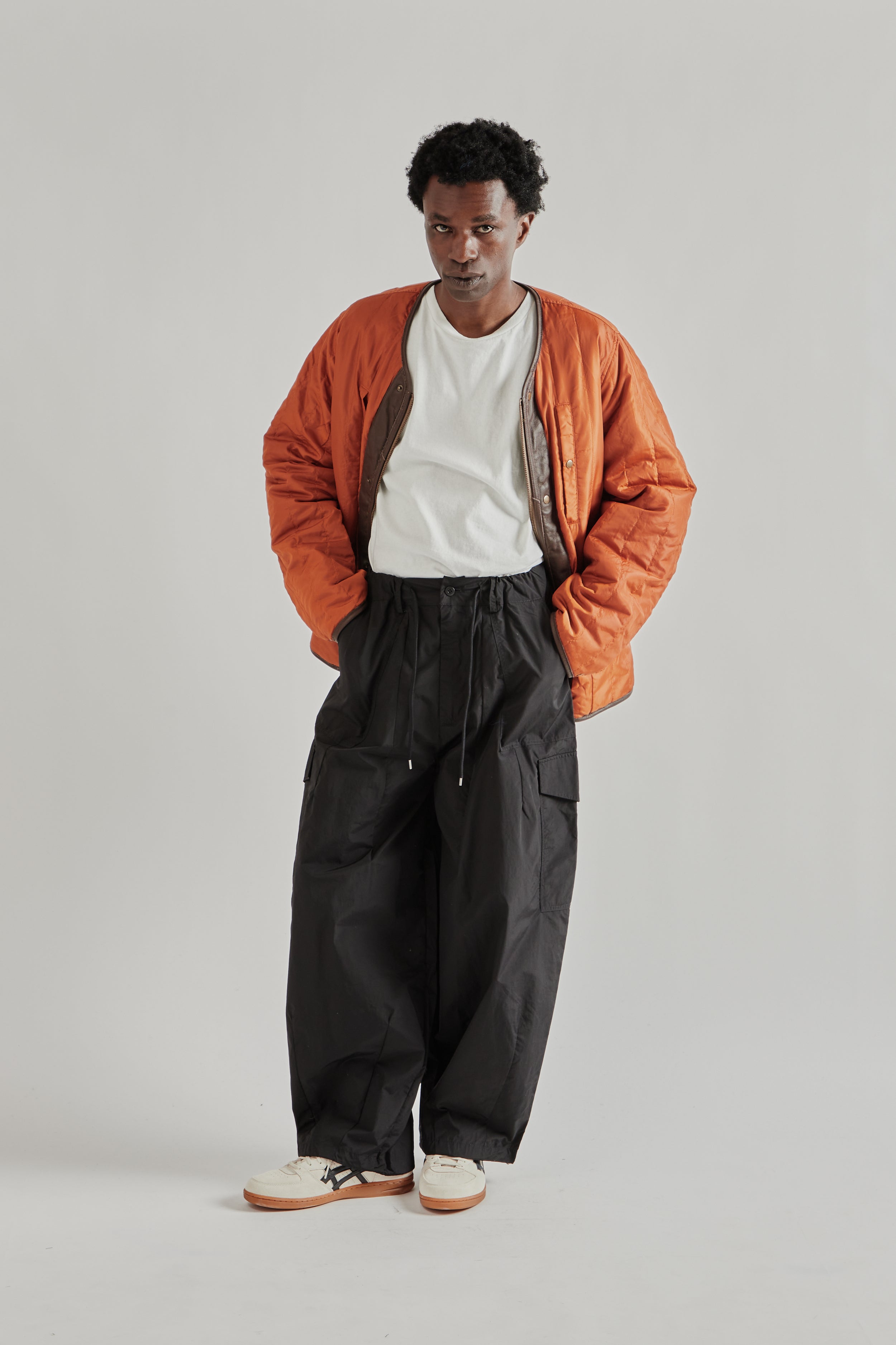 Frizmworks Nylon Cargo Balloon Pants - Black | Wallace Mercantile Shop