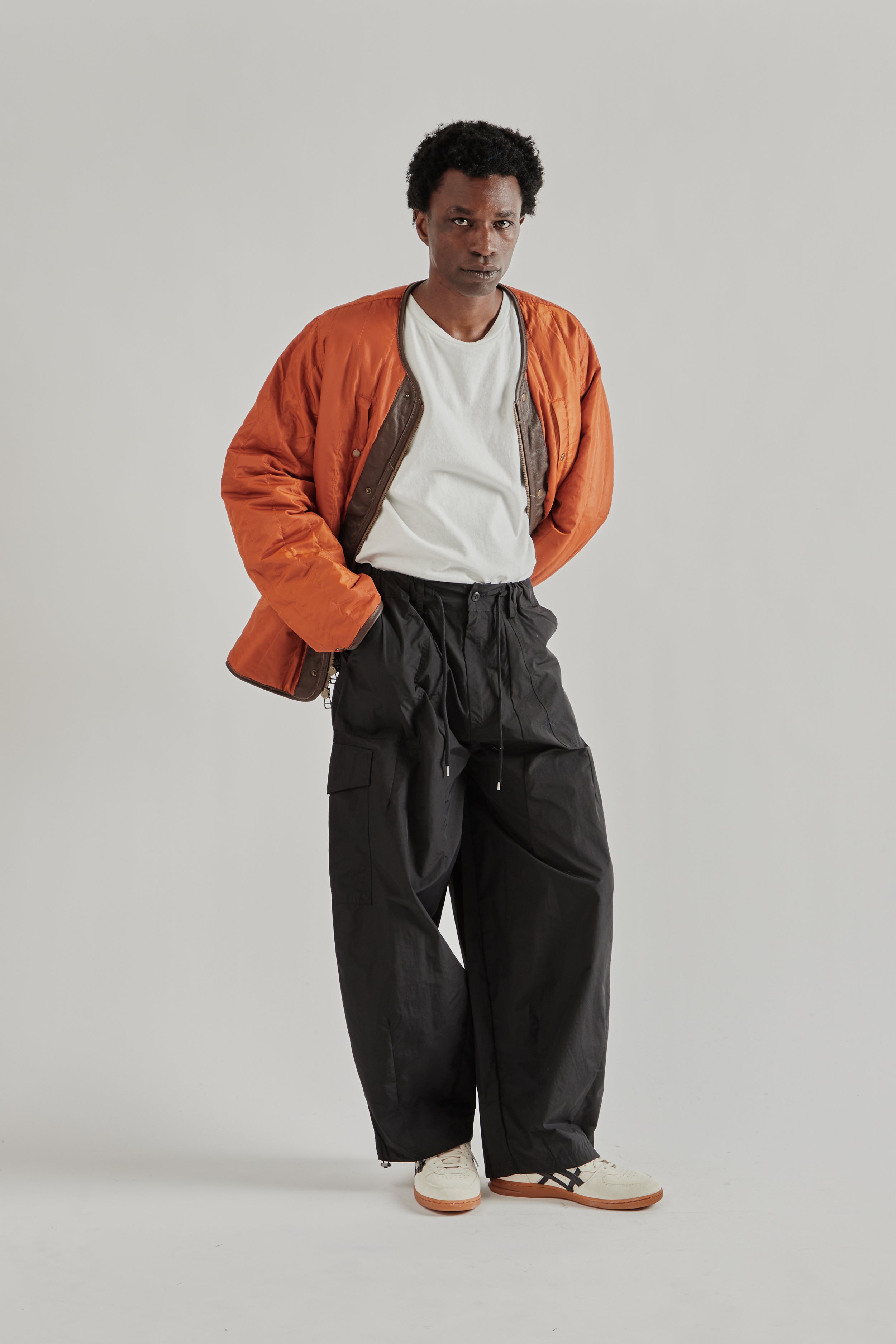 Frizmworks Nylon Cargo Balloon Pants - Black | Wallace Mercantile Shop