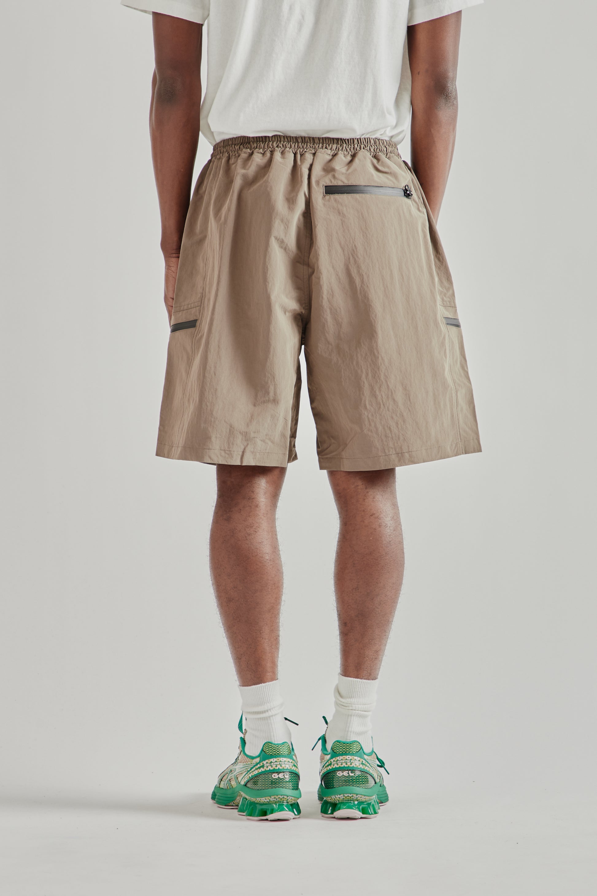 Frizmworks SS26 Nylon Utility Pocket Shorts Mud5252