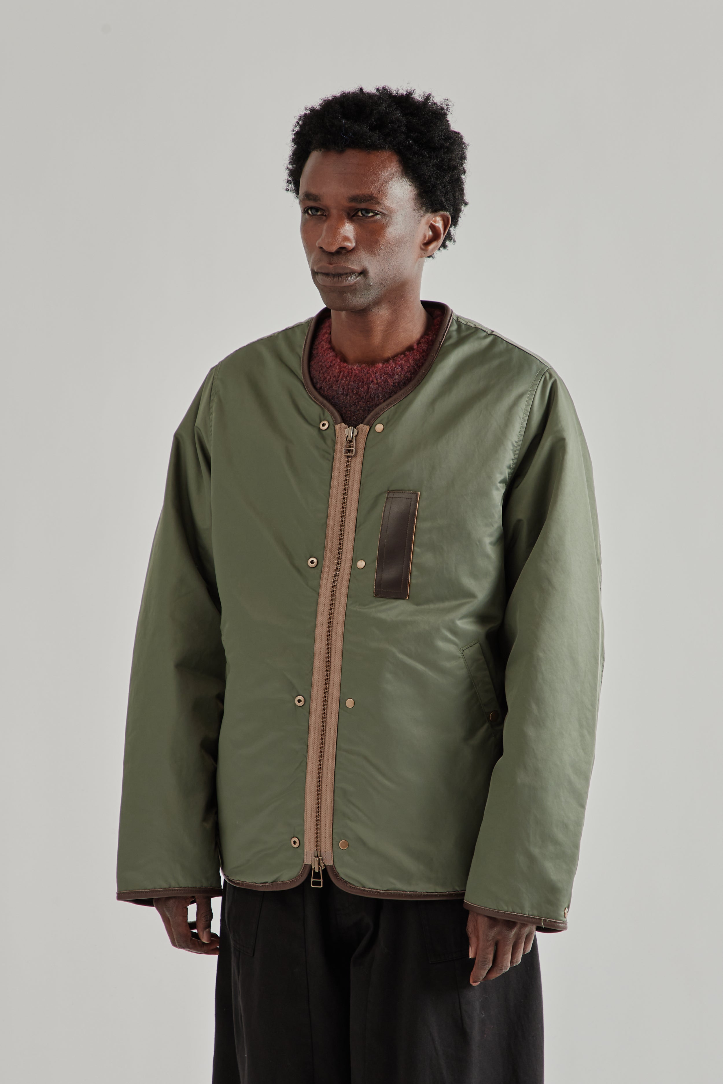 Frizmworks Reversible MA-1 Liner Jacket - Olive | Wallace