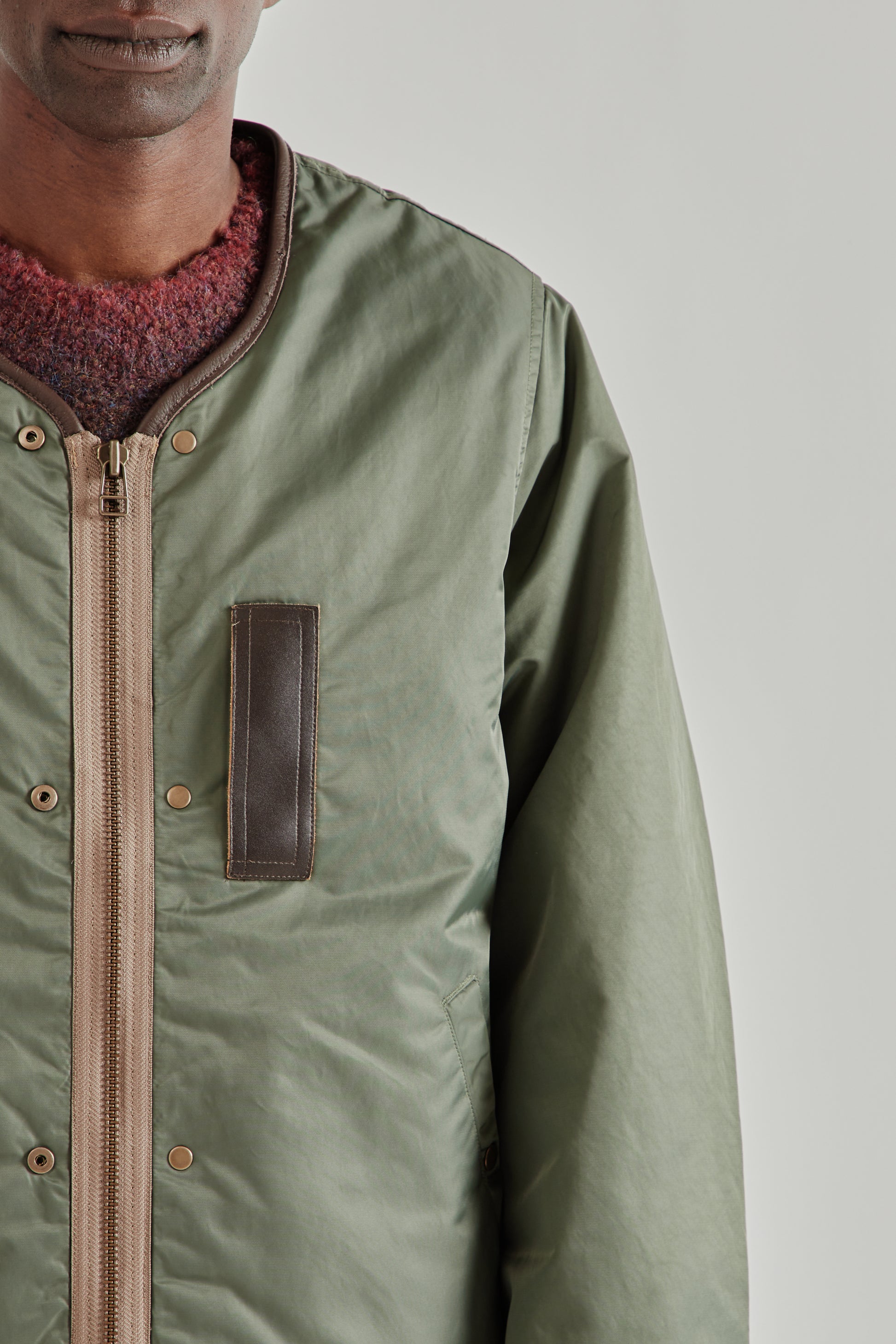 Frizmworks SS26 Reversible MA-1 Liner Jacket Olive4568