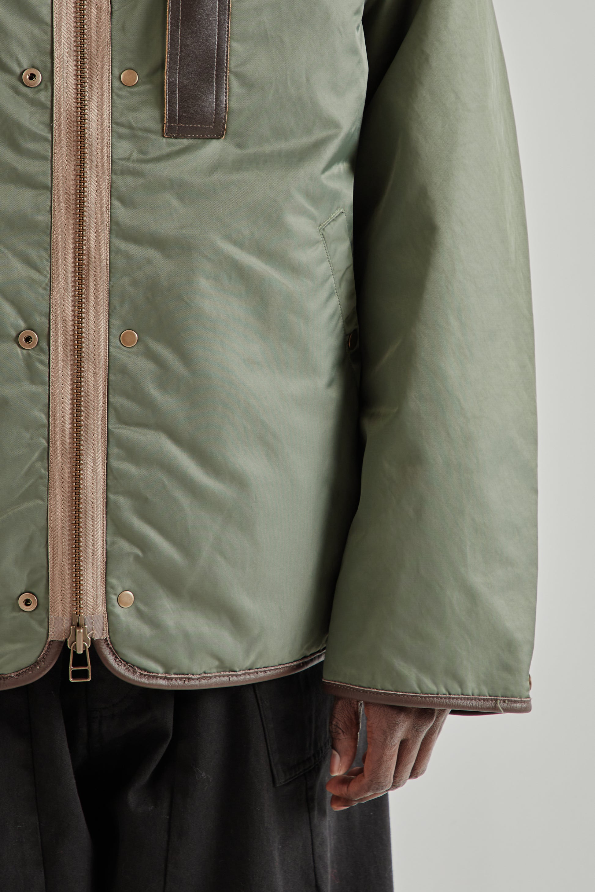 Frizmworks SS26 Reversible MA-1 Liner Jacket Olive4569