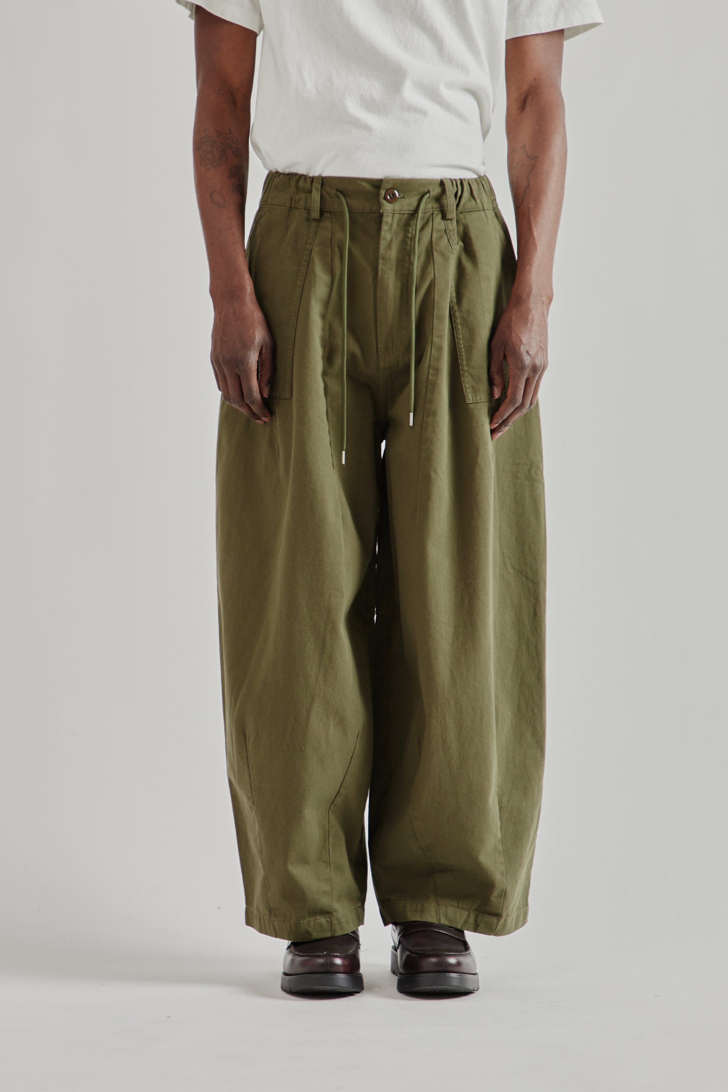 Frizmworks Twill Balloon Pants - Olive | Wallace Mercantile Shop