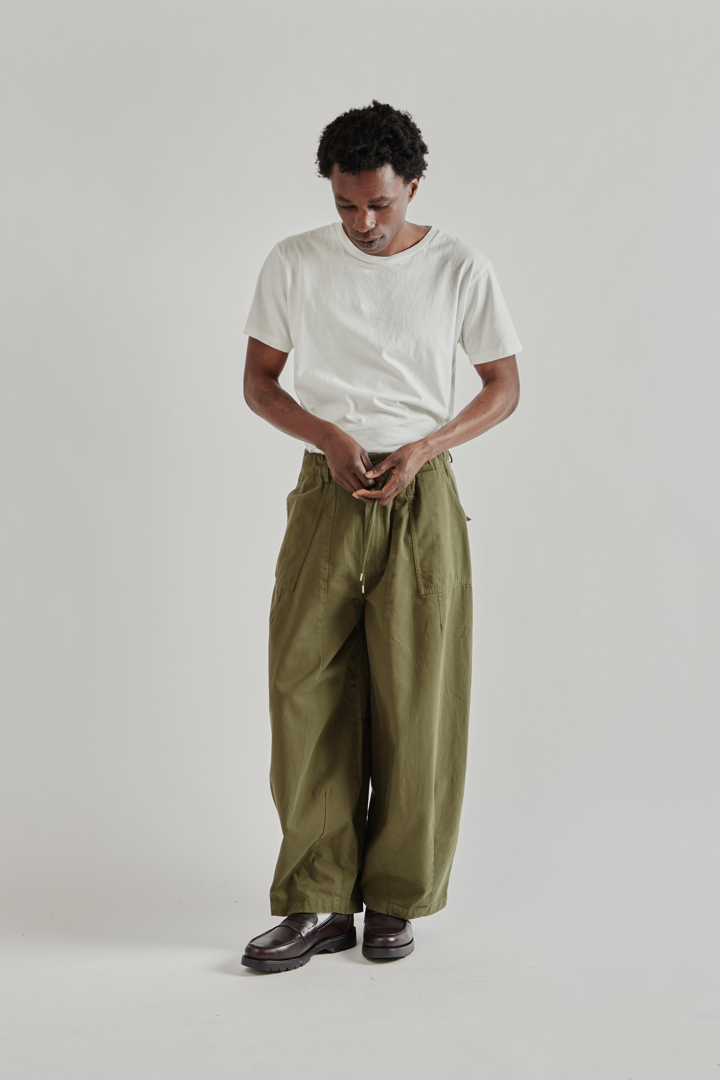 Frizmworks Twill Balloon Pants - Olive | Wallace Mercantile Shop