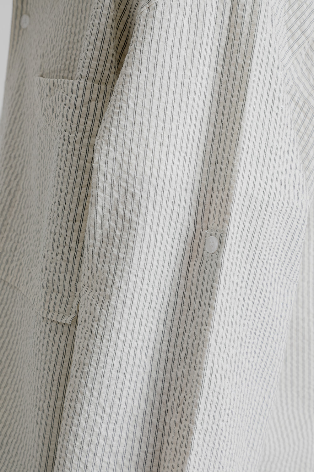 Frizmworks Seersucker Stripe Napoli Shirt in White
