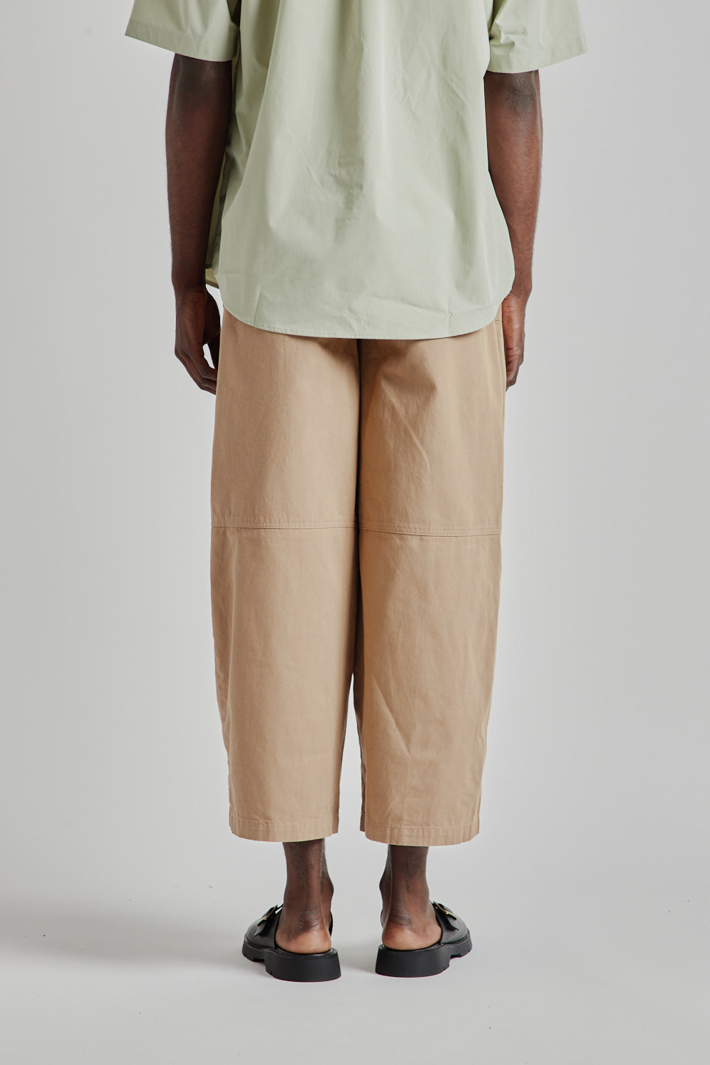 Twill Balloon Pants - Beige