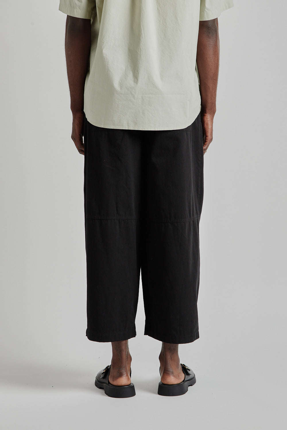 Twill Balloon Pants - Black