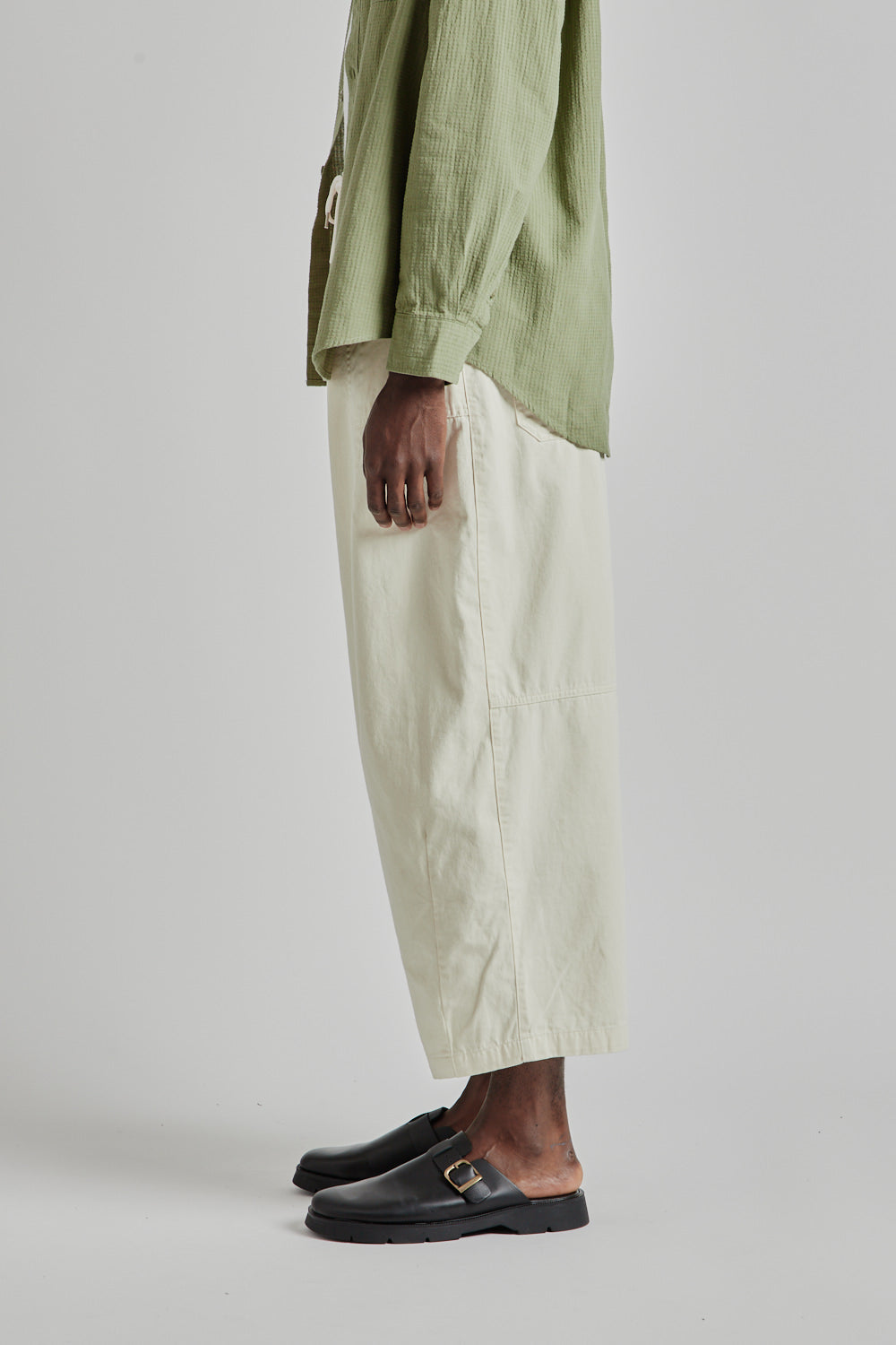 Twill Balloon Pants - Ivory