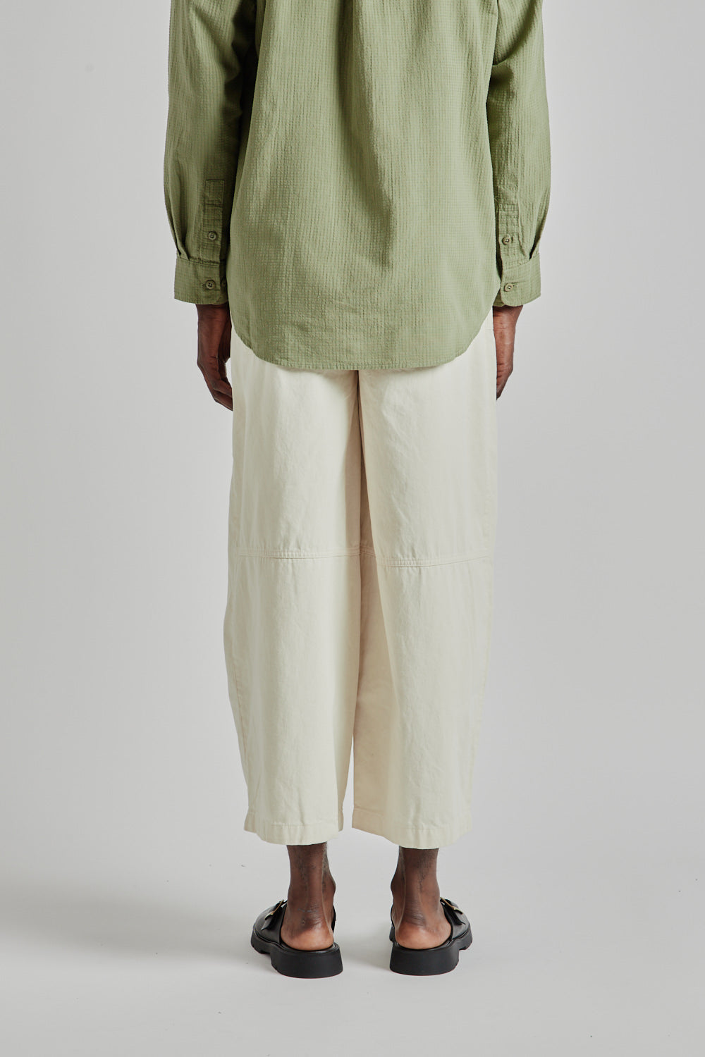 Twill Balloon Pants - Ivory