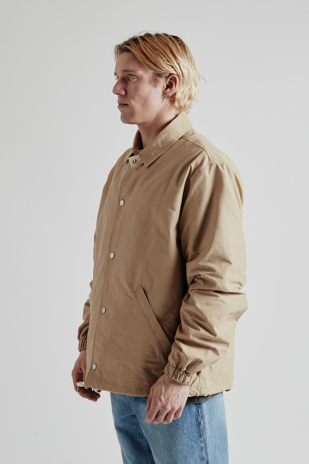 Beige Tan Coach Jacket Women's Coach Genuine Leather Beige Jacket Size