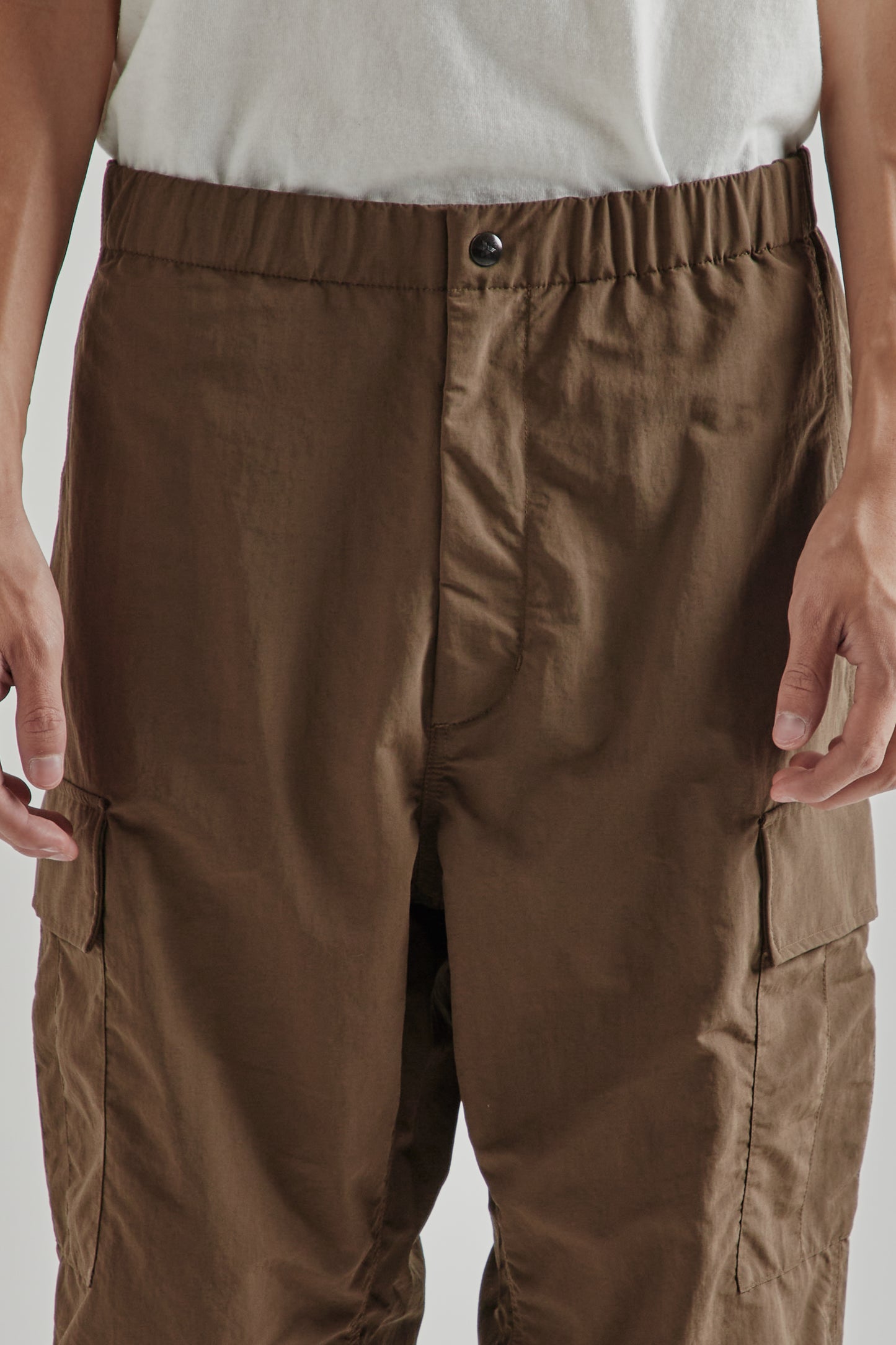 Goldwin FW25 Dope Dyed Tussah Cargo Pants Morel12