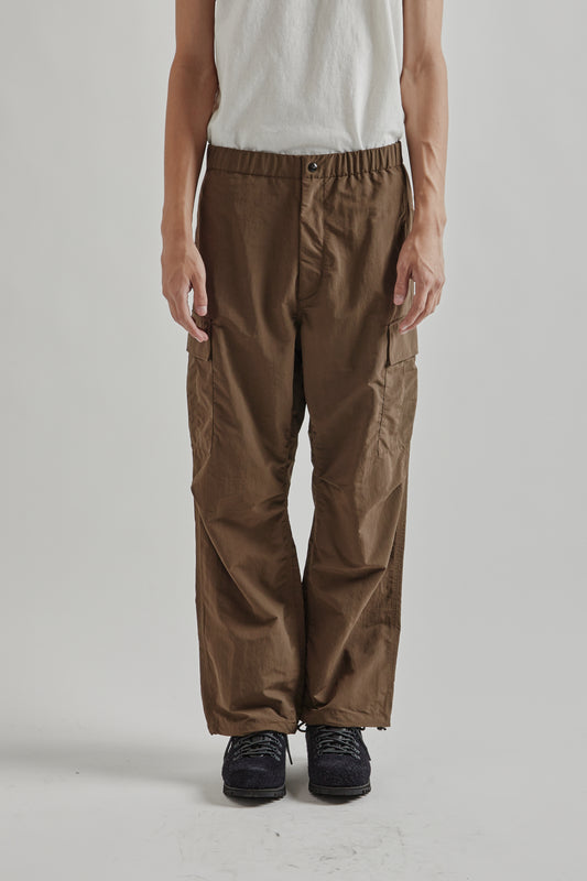 Goldwin FW25 Dope Dyed Tussah Cargo Pants Morel2