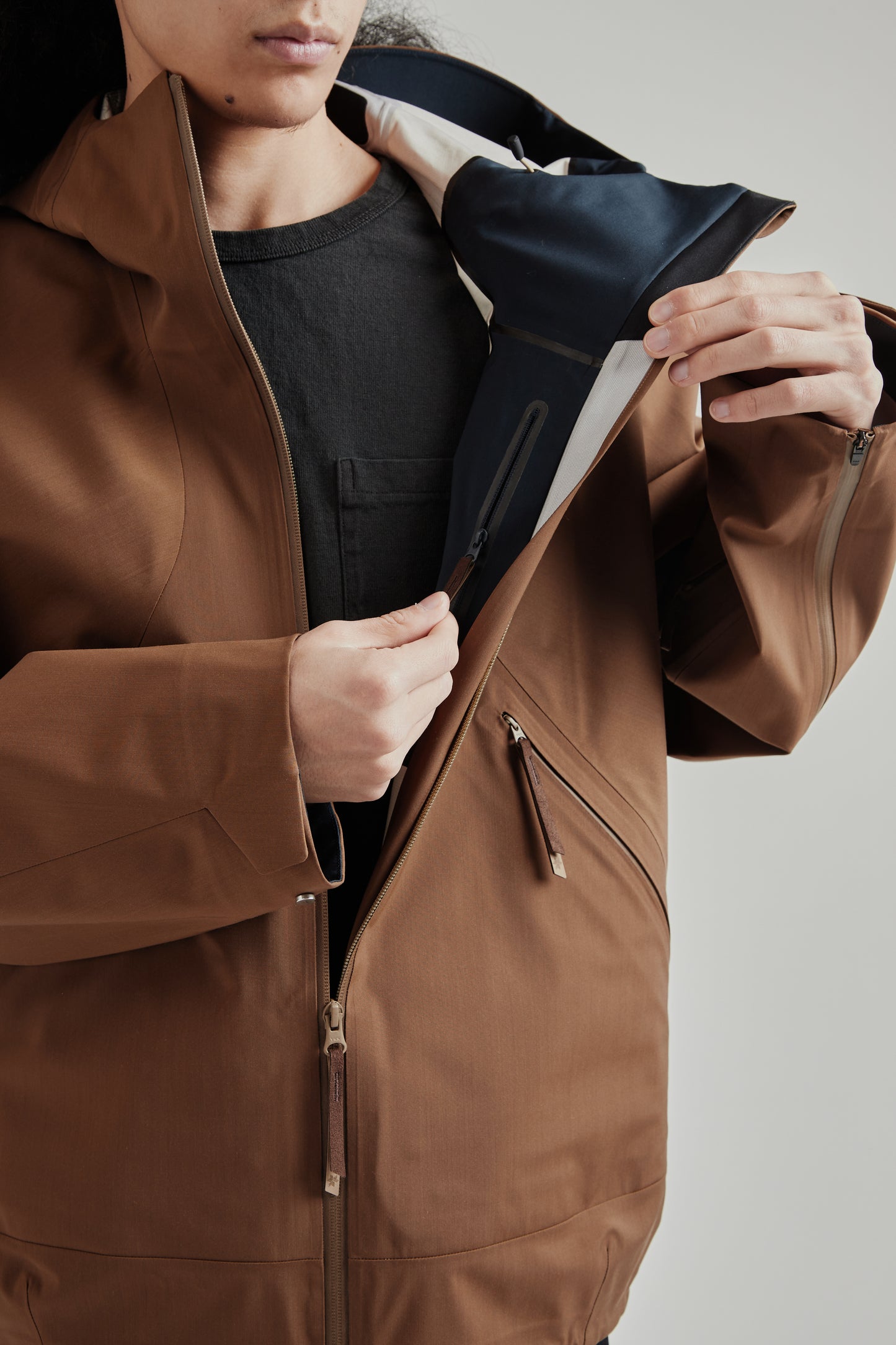 OYABE 3L Jacket - Sepia