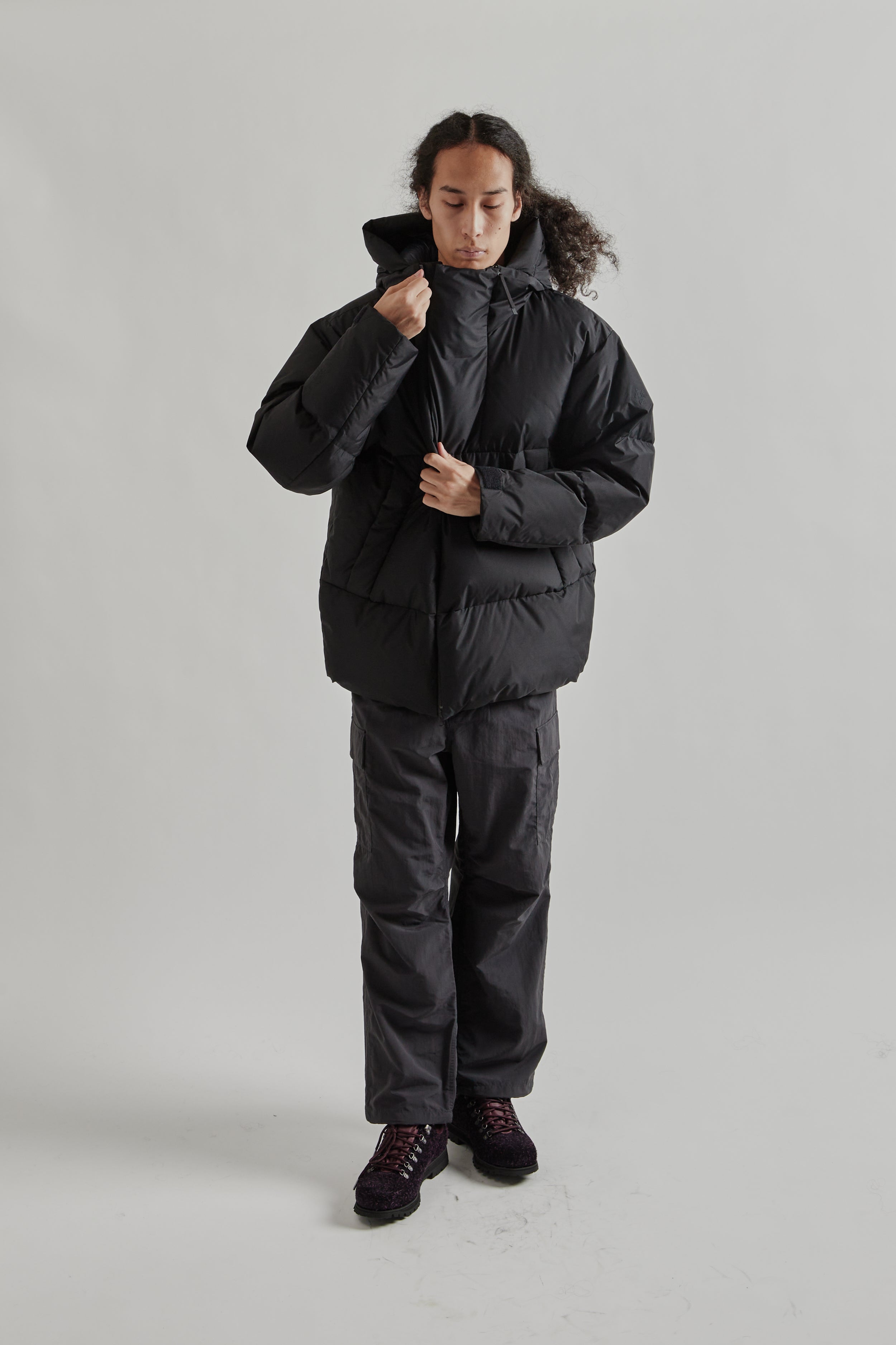 Goldwin OYABE Down Jacket - Black | Wallace Mercantile Shop