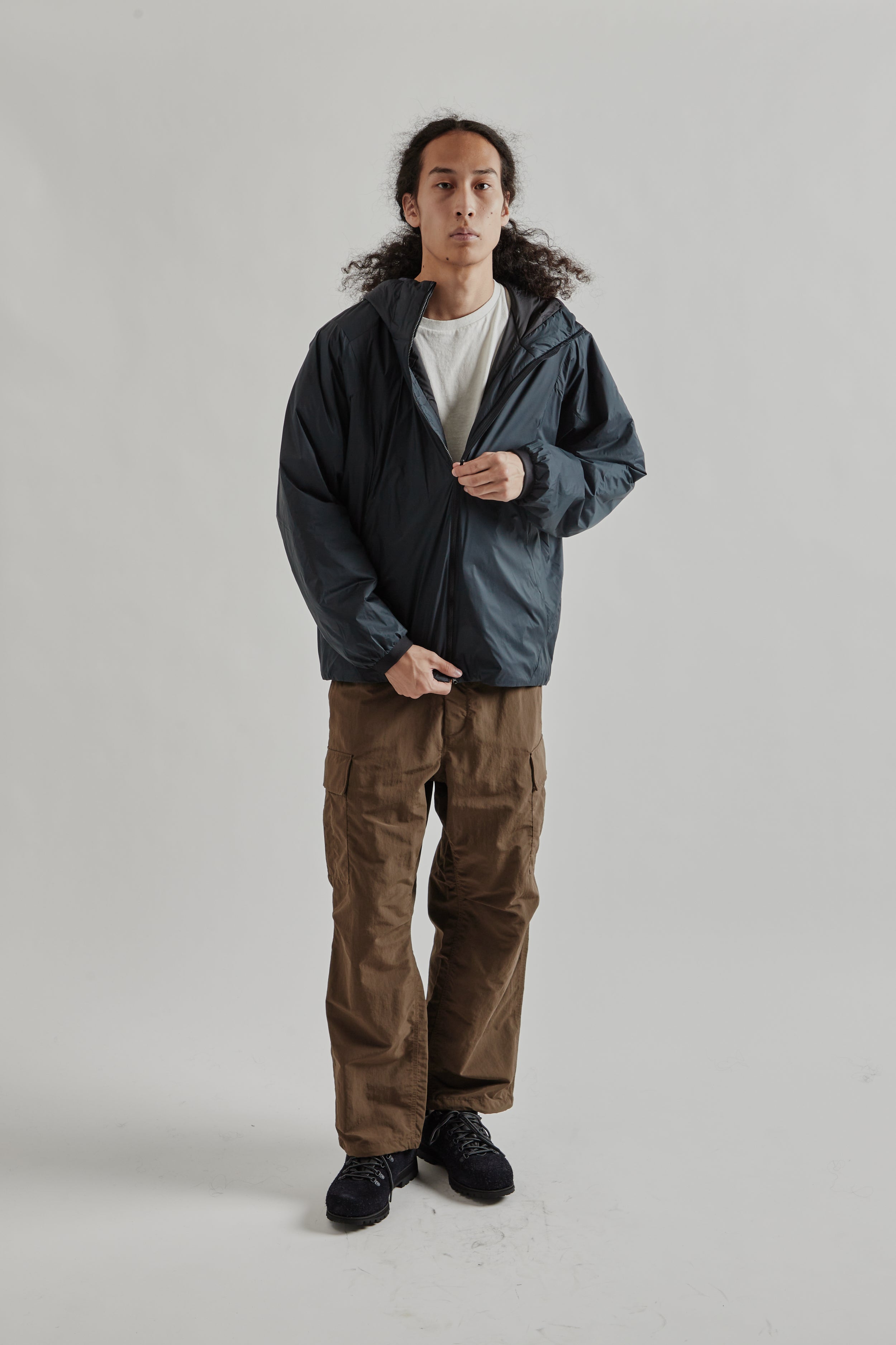 Goldwin Pertex Quantum Padded Warm Jacket - Wolf Gray | Wallace