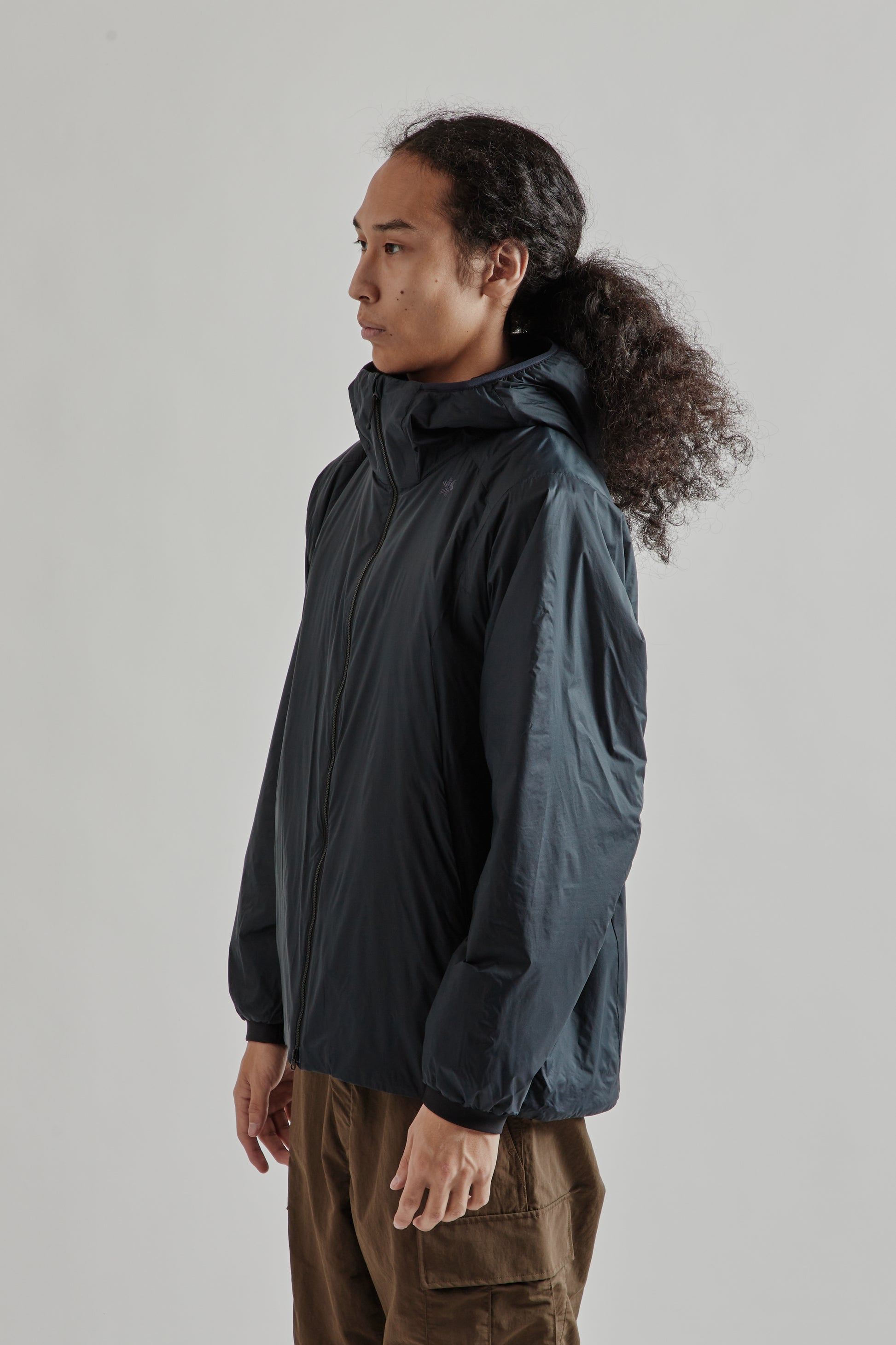 Goldwin FW25 Pertex Quantum Padded Warm Jacket Wolf Gray 3