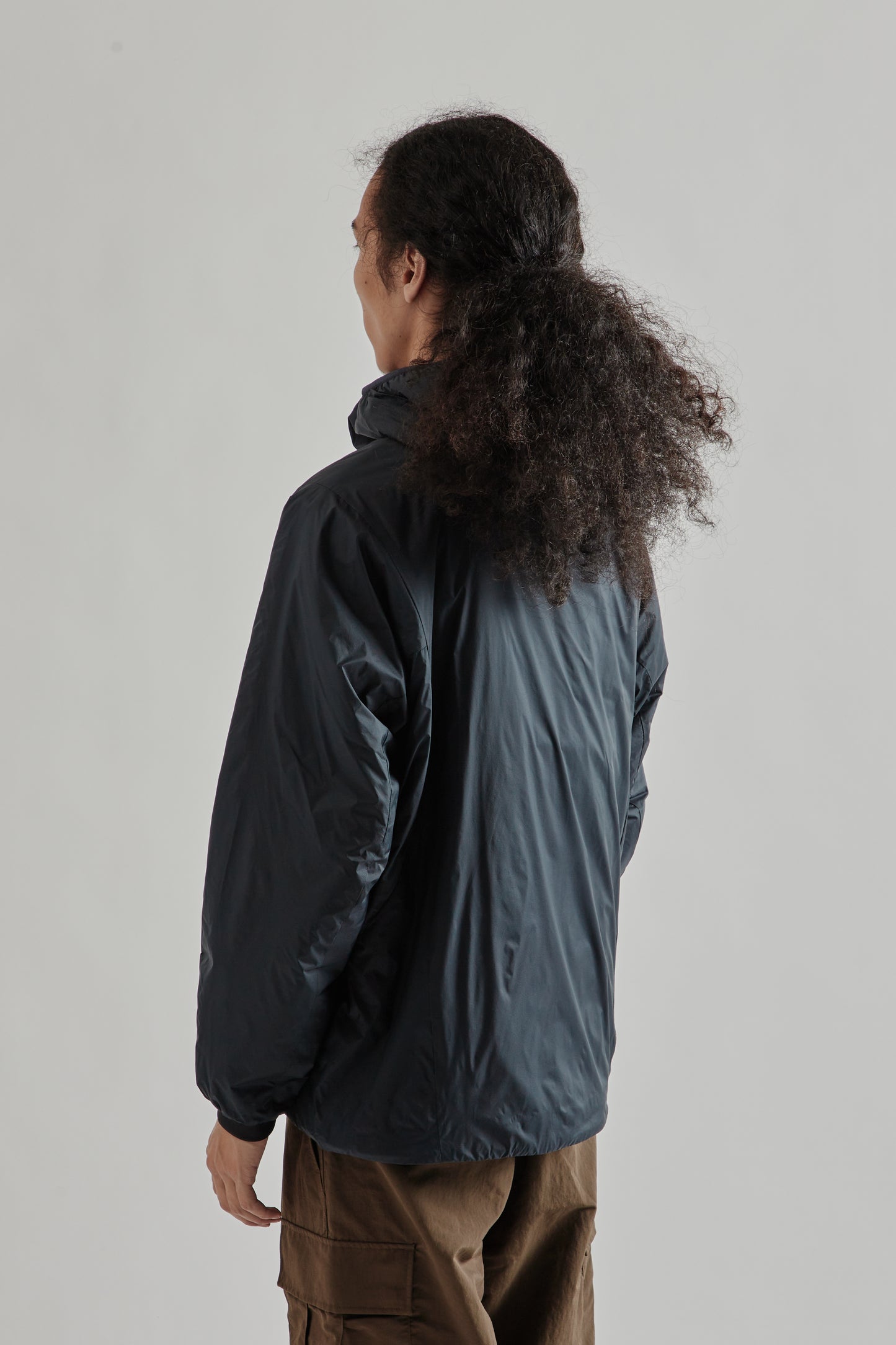 Goldwin FW25 Pertex Quantum Padded Warm Jacket Wolf Gray 4