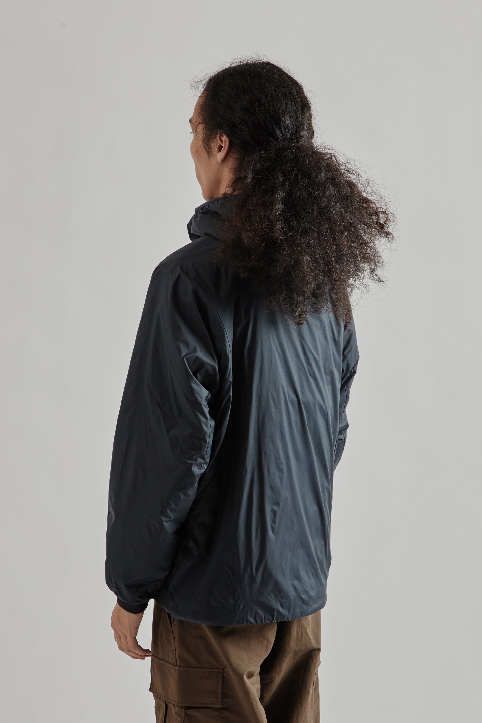 Goldwin FW25 Pertex Quantum Padded Warm Jacket Wolf Gray 4