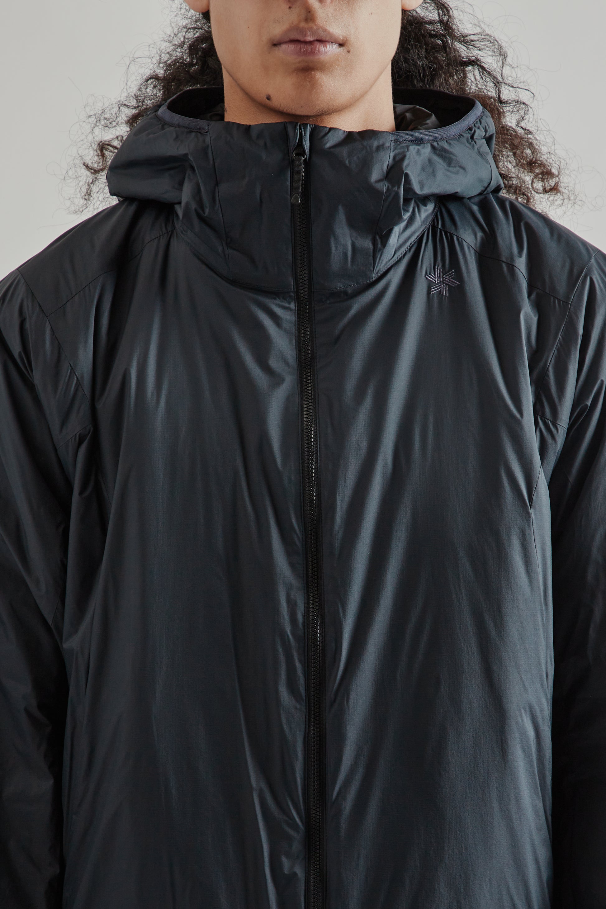 Goldwin FW25 Pertex Quantum Padded Warm Jacket Wolf Gray 6