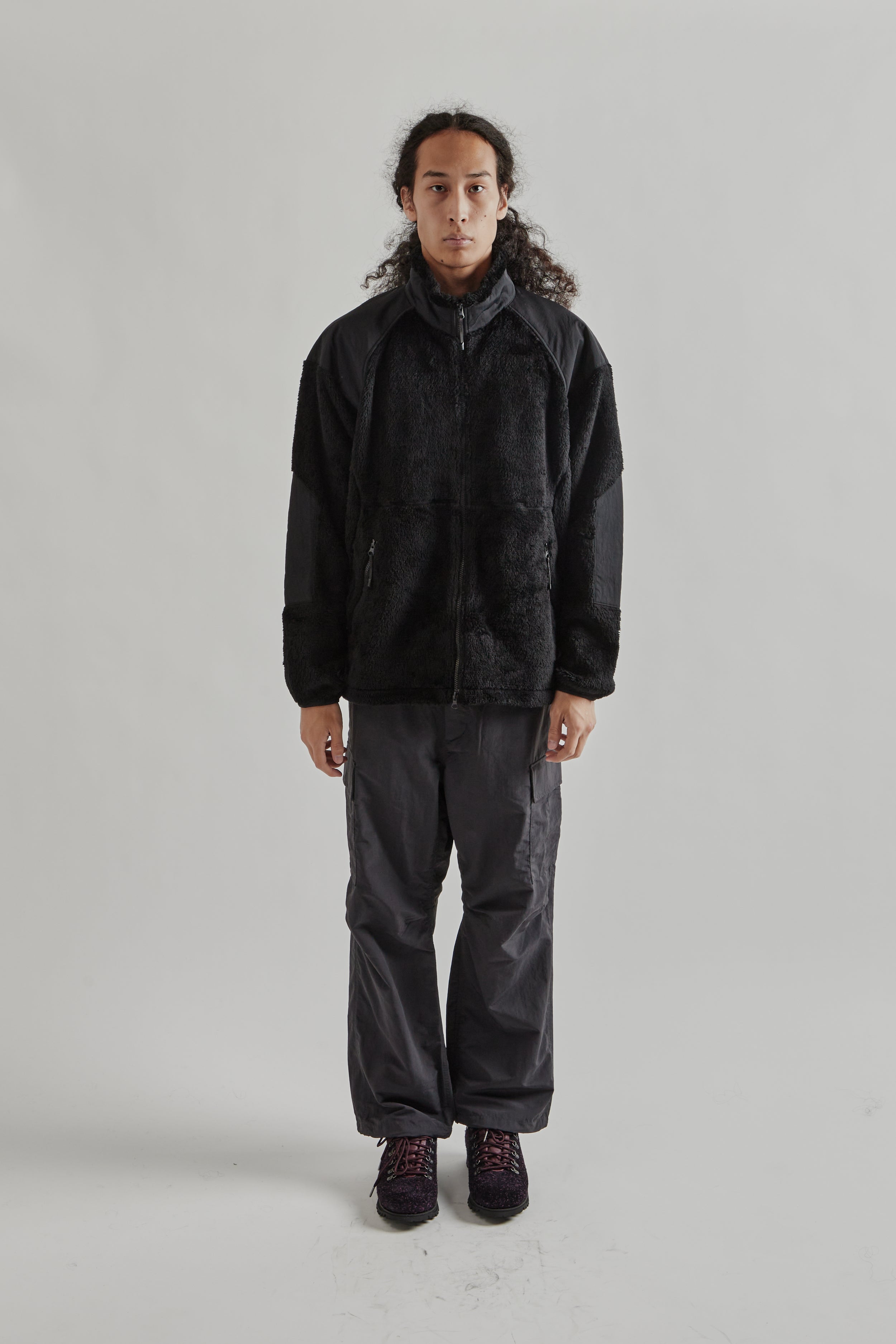 Goldwin Polartec High Loft Fleece Jacket - Ink Black | Wallace