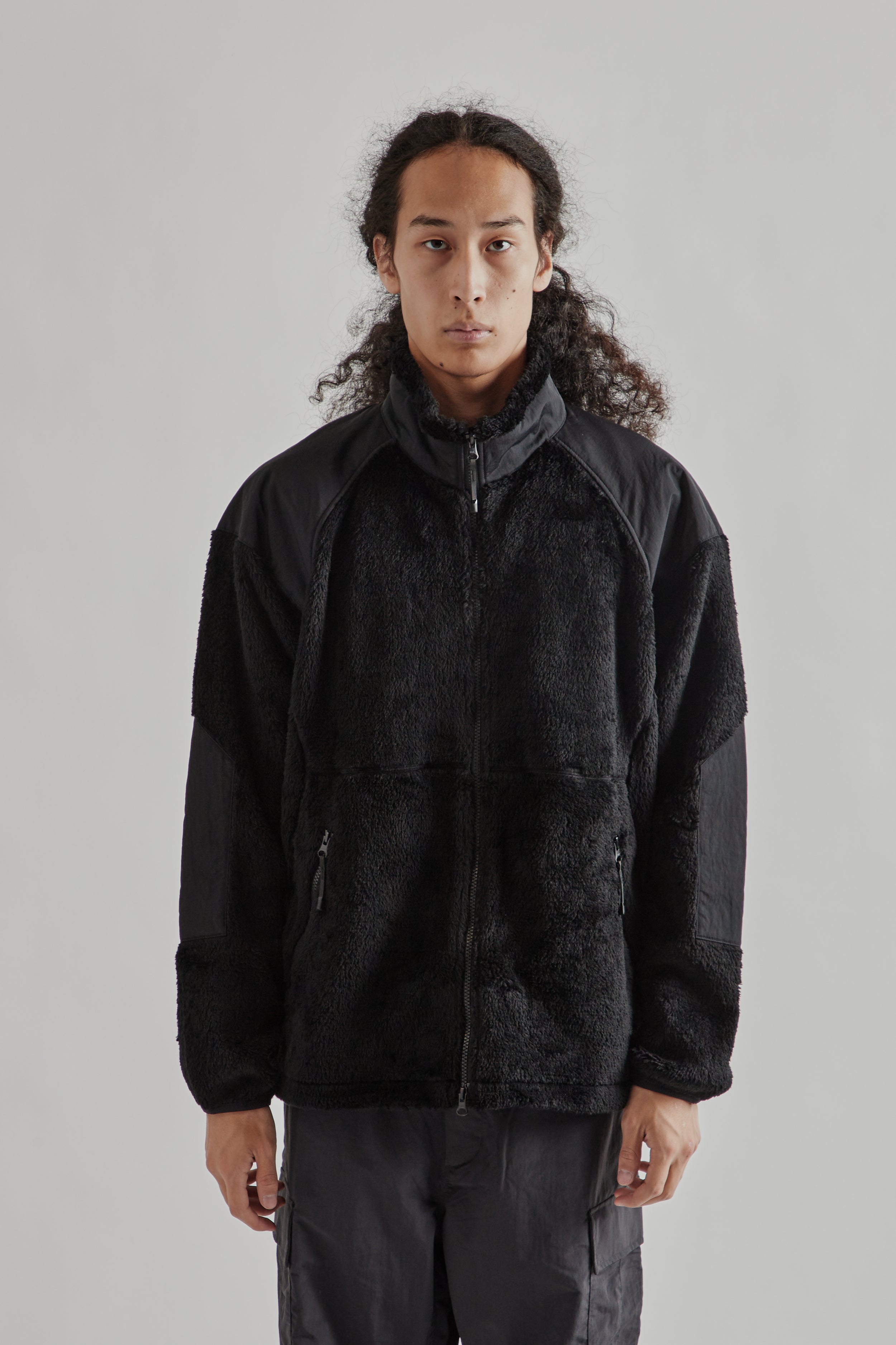 Goldwin Polartec High Loft Fleece Jacket - Ink Black | Wallace