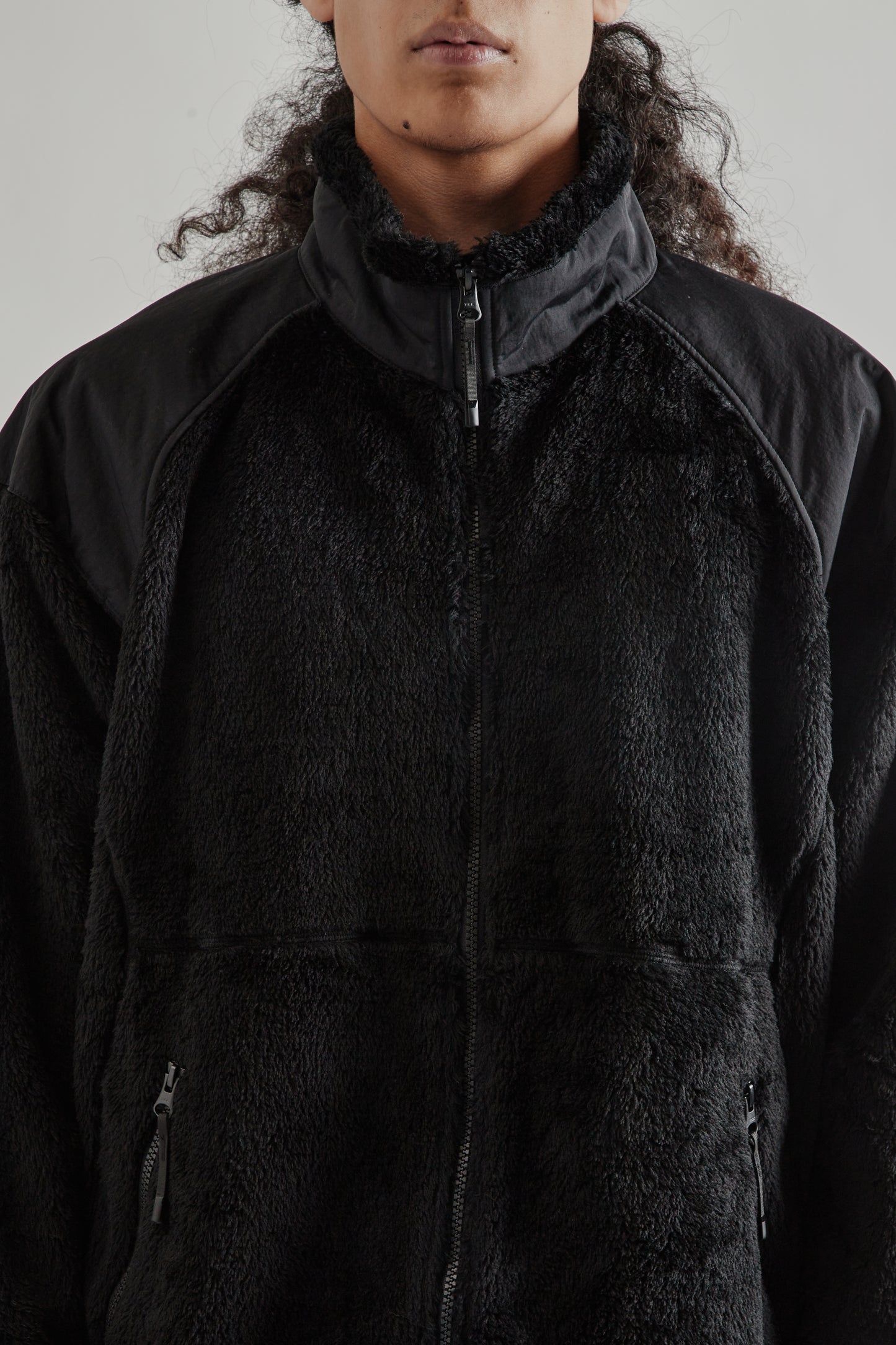 Goldwin FW25 Polartec High Loft Fleece Jacket Ink Black12