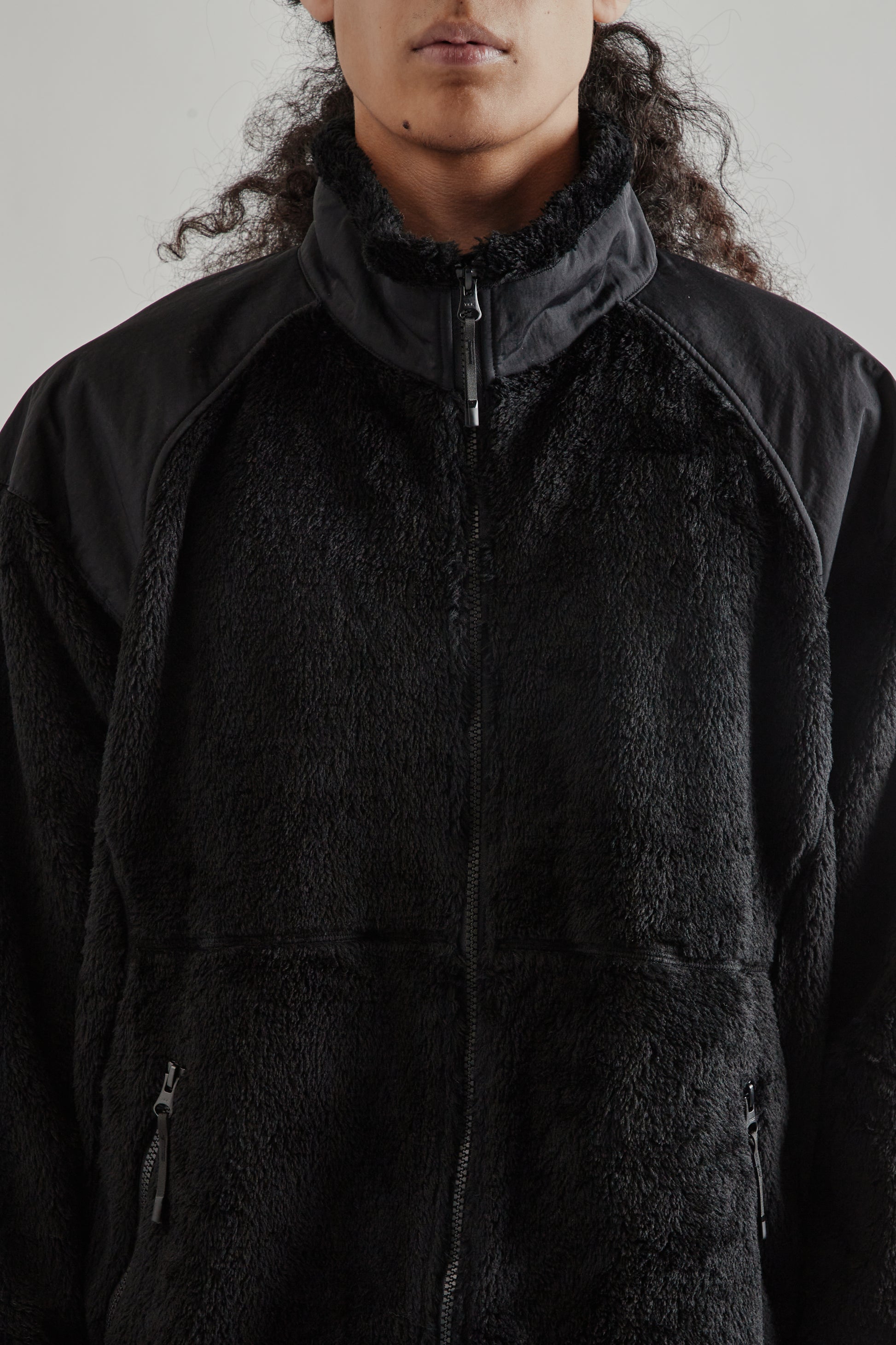 Goldwin FW25 Polartec High Loft Fleece Jacket Ink Black12