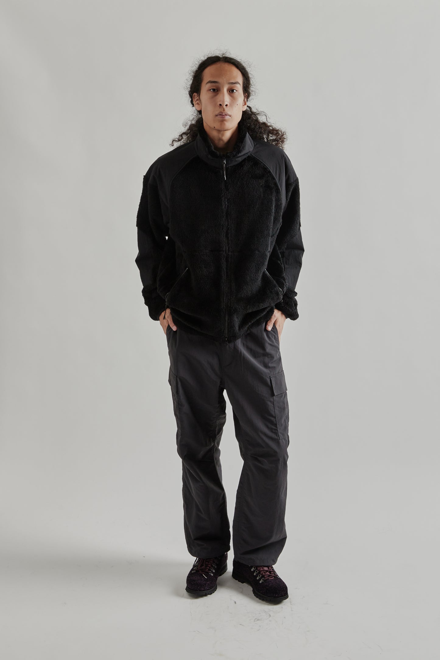 Goldwin FW25 Polartec High Loft Fleece Jacket Ink Black24