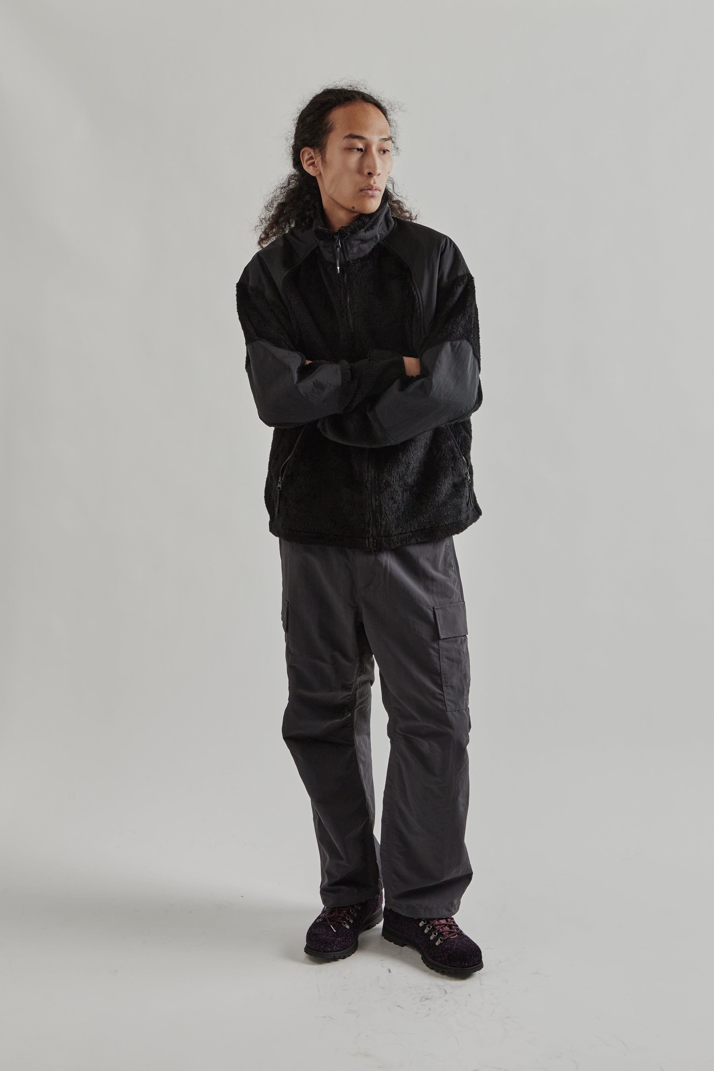 Goldwin Polartec High Loft Fleece Jacket - Ink Black | Wallace