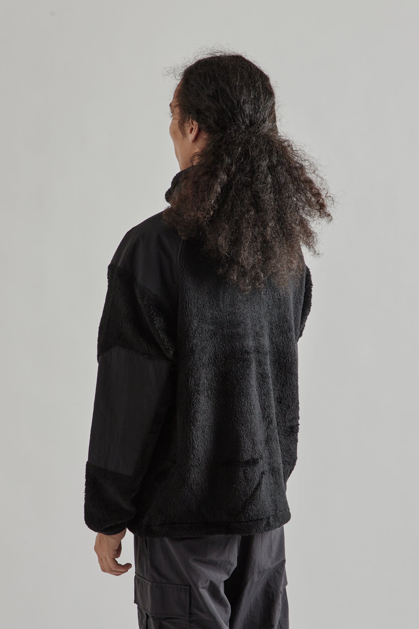 Goldwin FW25 Polartec High Loft Fleece Jacket Ink Black8