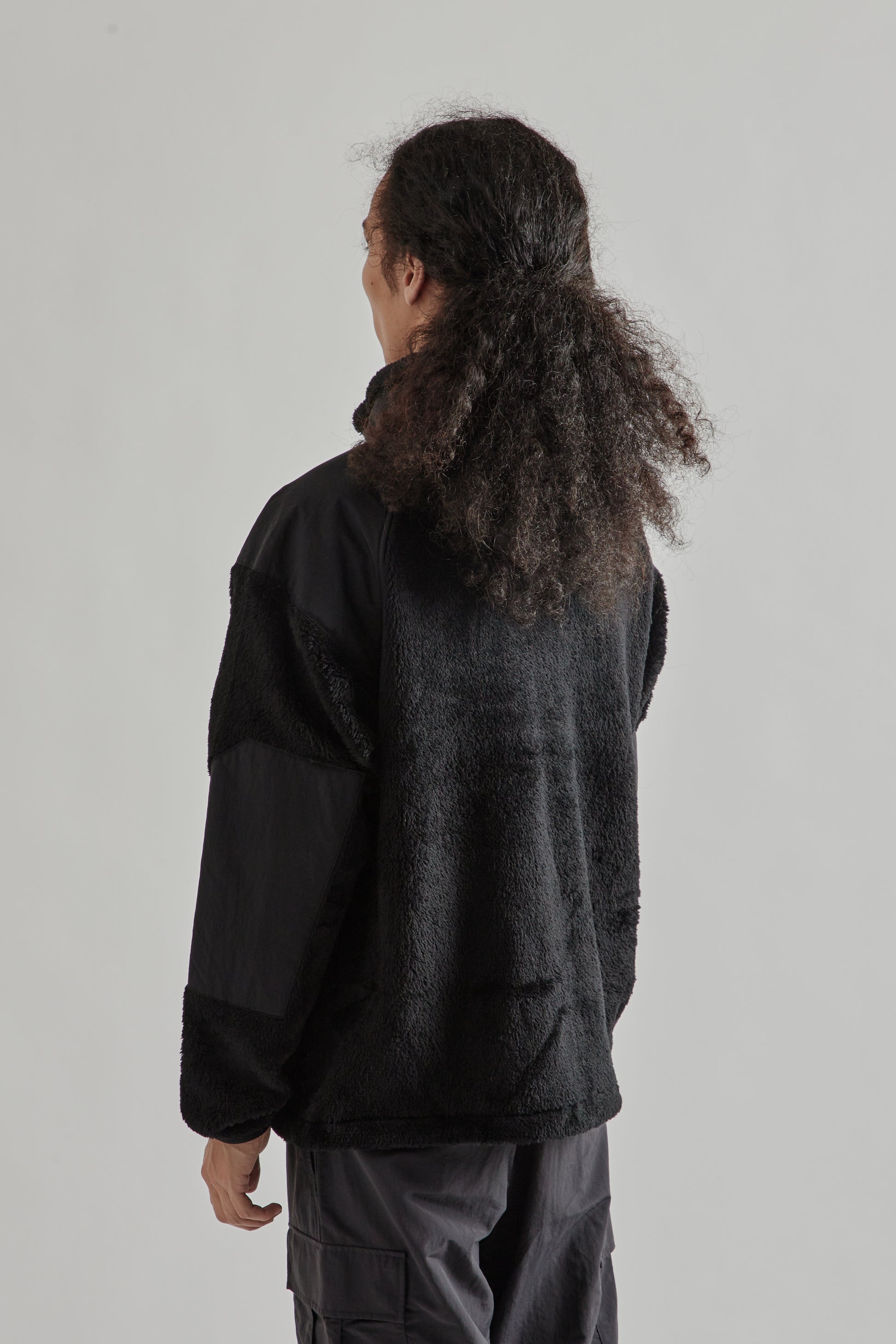 Goldwin FW25 Polartec High Loft Fleece Jacket Ink Black8