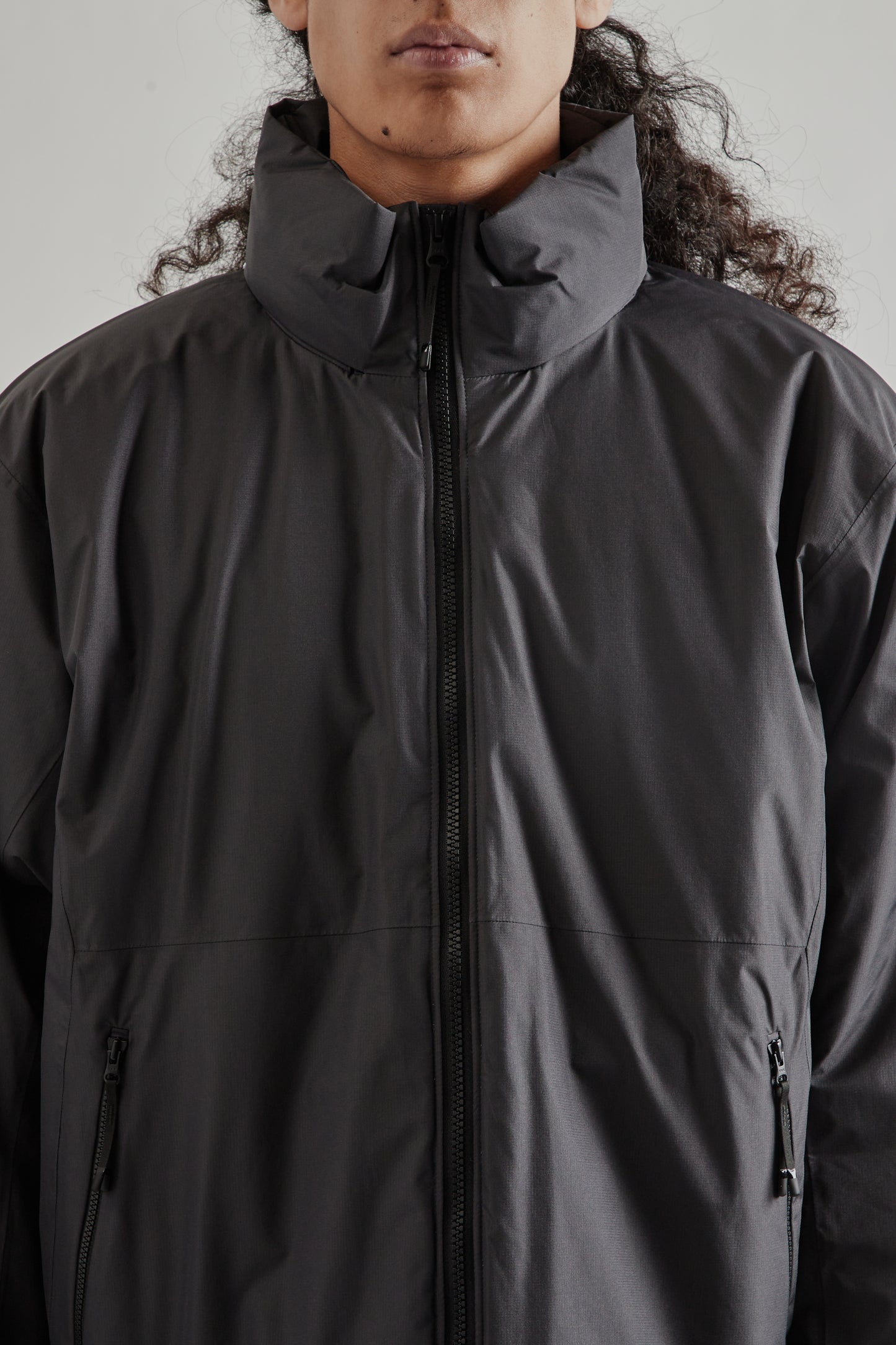 Goldwin FW25 Windstopper by Gore-Tex Labs Puffy Jacket Charcoal12